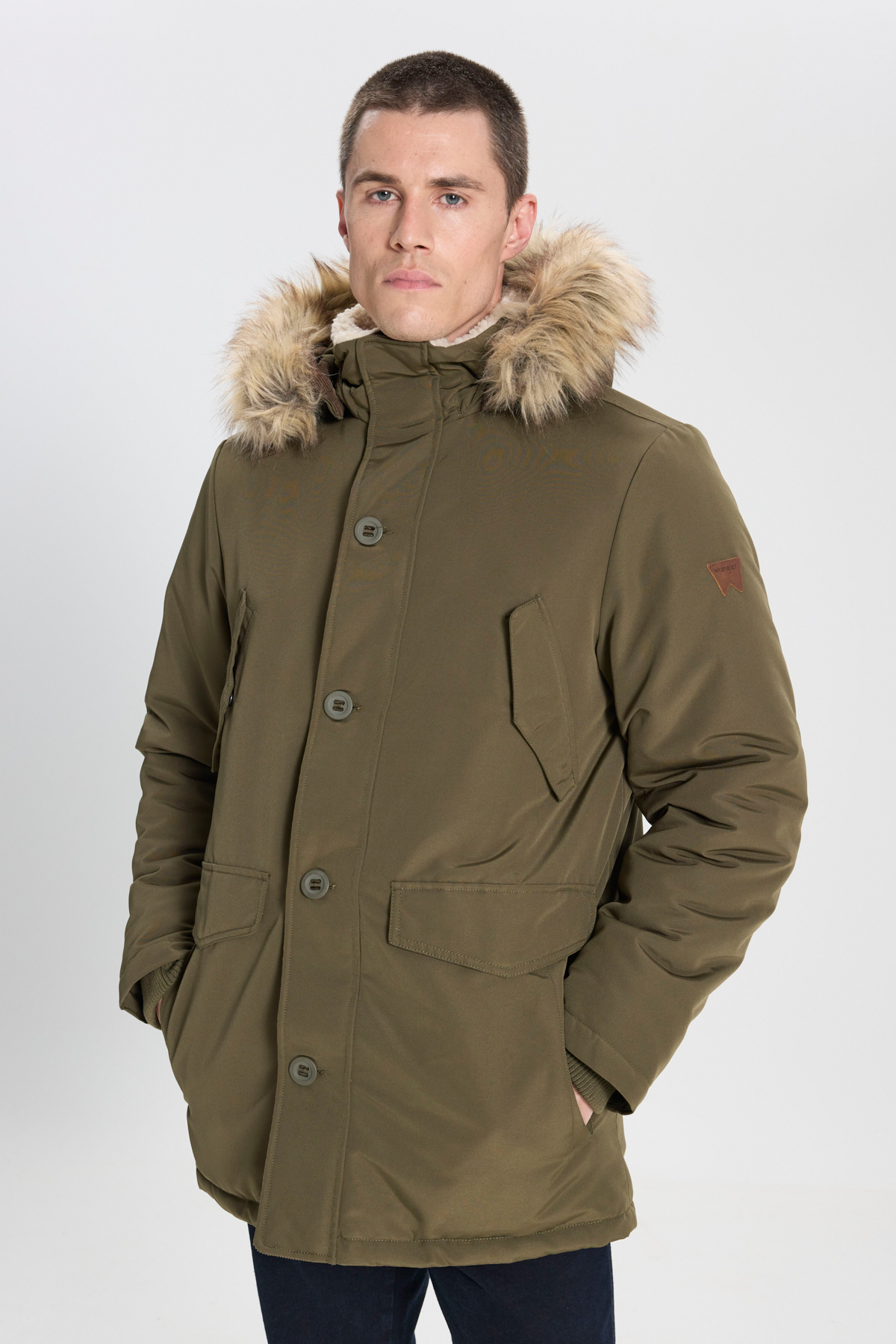 WRANGLER Regular Fit Normal Kesim Mont görsel 5