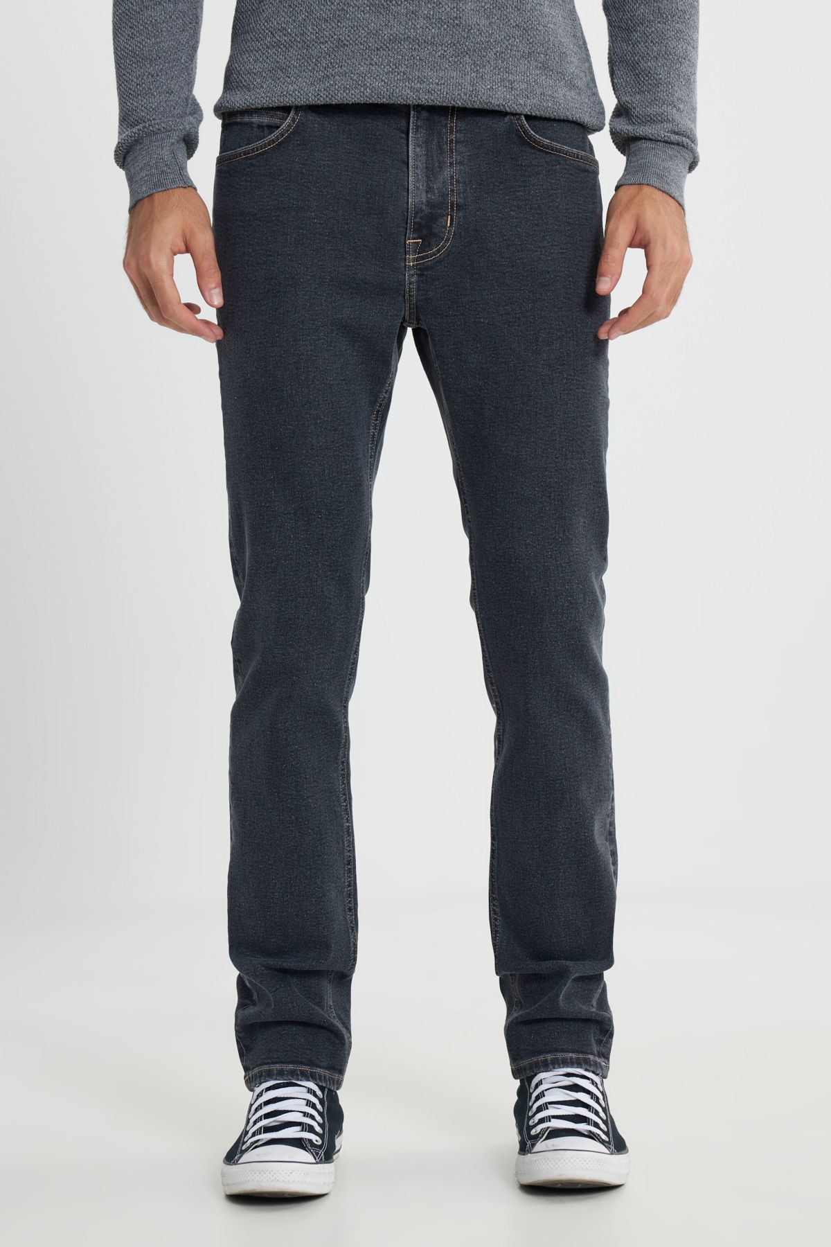 شلوار جین مشکی مردانه سیاه Rider slim fit num برش کمر معمولی باریک پوست انعطاف پذیر Lee