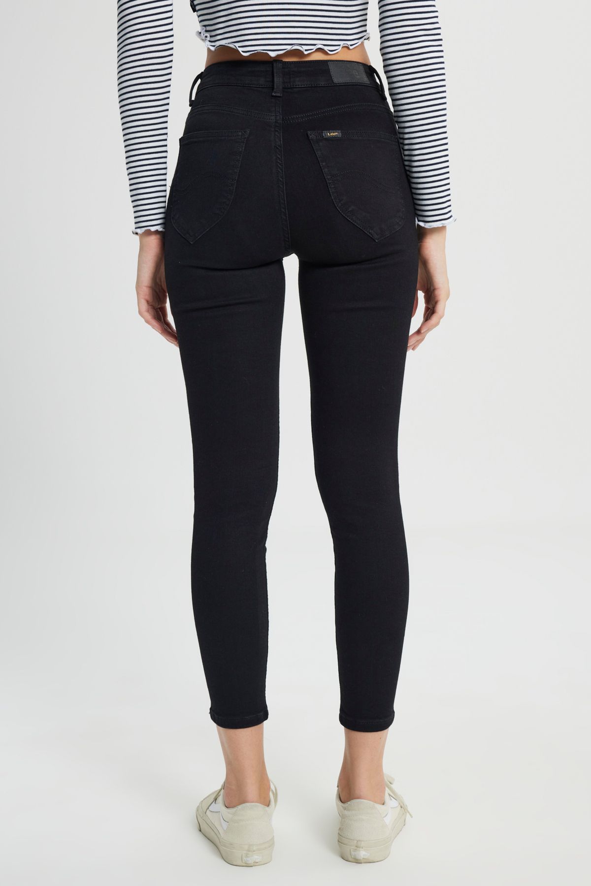 Lee-High Waist Skinny Fit Jeans - Slim Fit Trousers 5