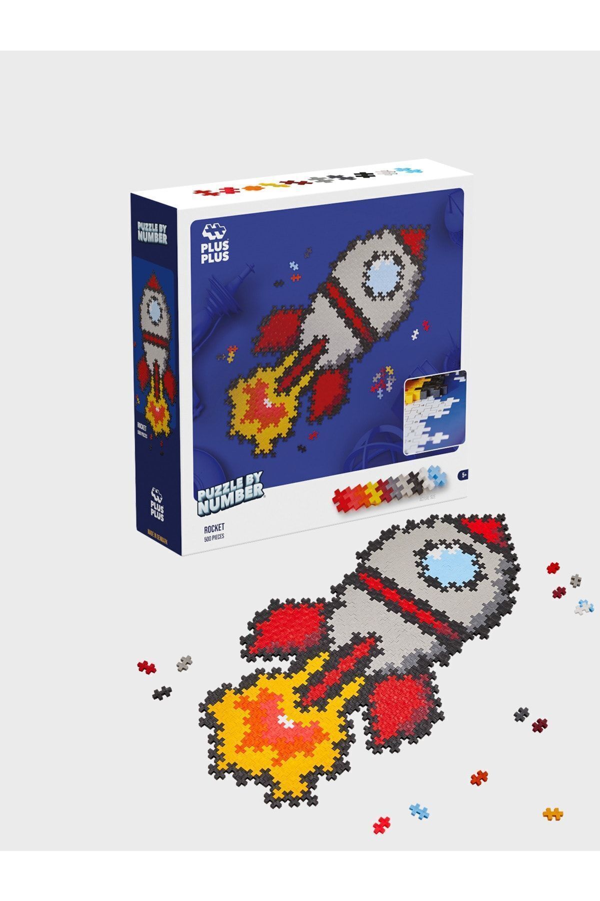 TOYFEST Plus - Plus Minecraft Temalı Puzzle by Number Rocket