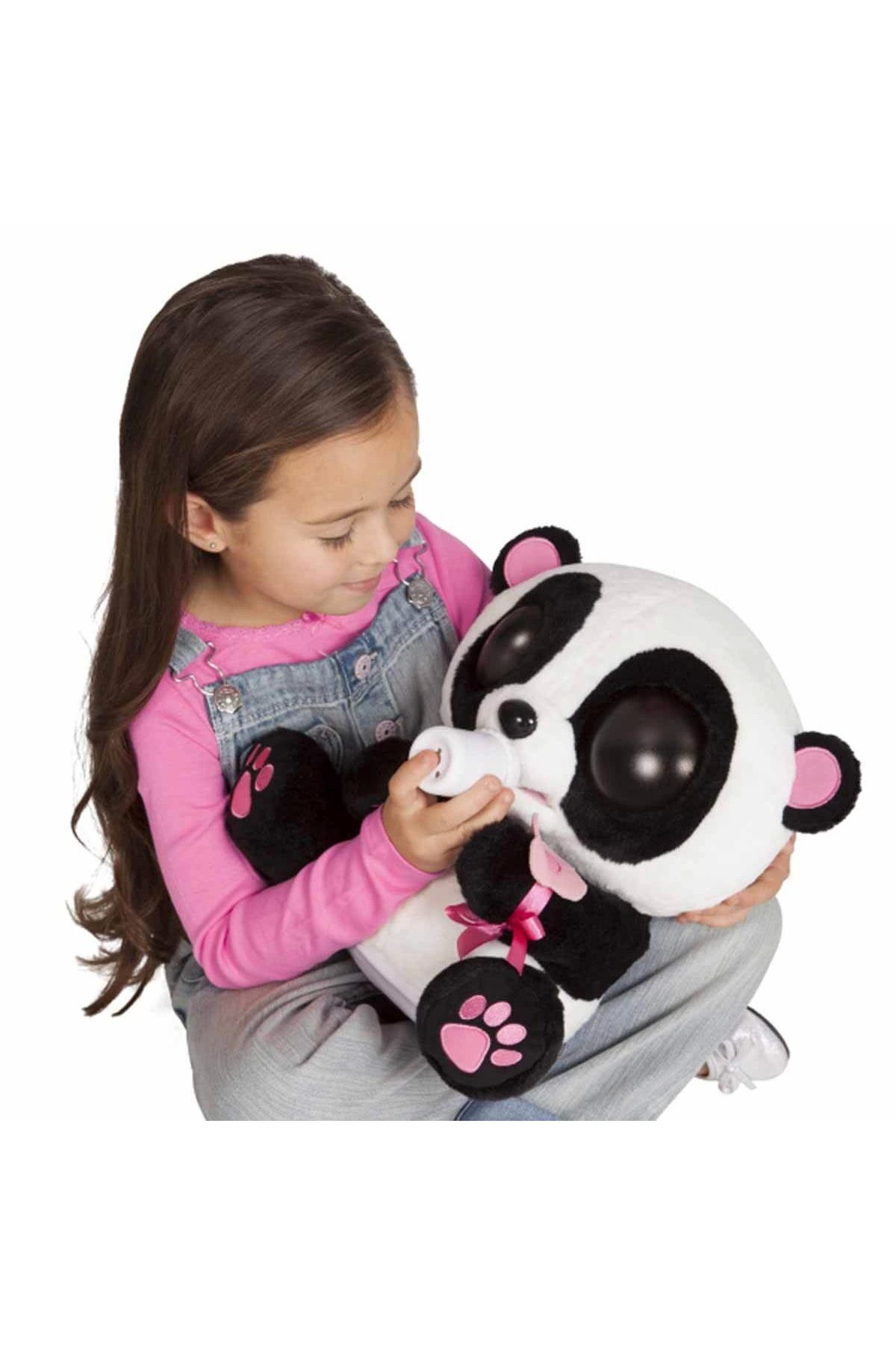 TOYFEST Panda Sesli ve Hareketli İnteraktif Peluş - 34 cm - Fiyatı