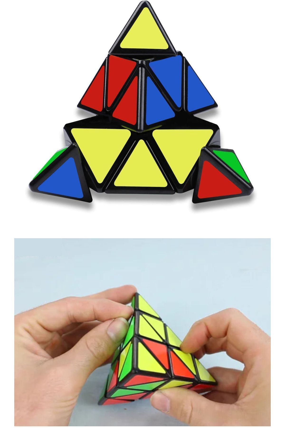 TOYFEST-Pyramid Triangle Intelligence Cube Intelligence Cube Rubic Cube 7