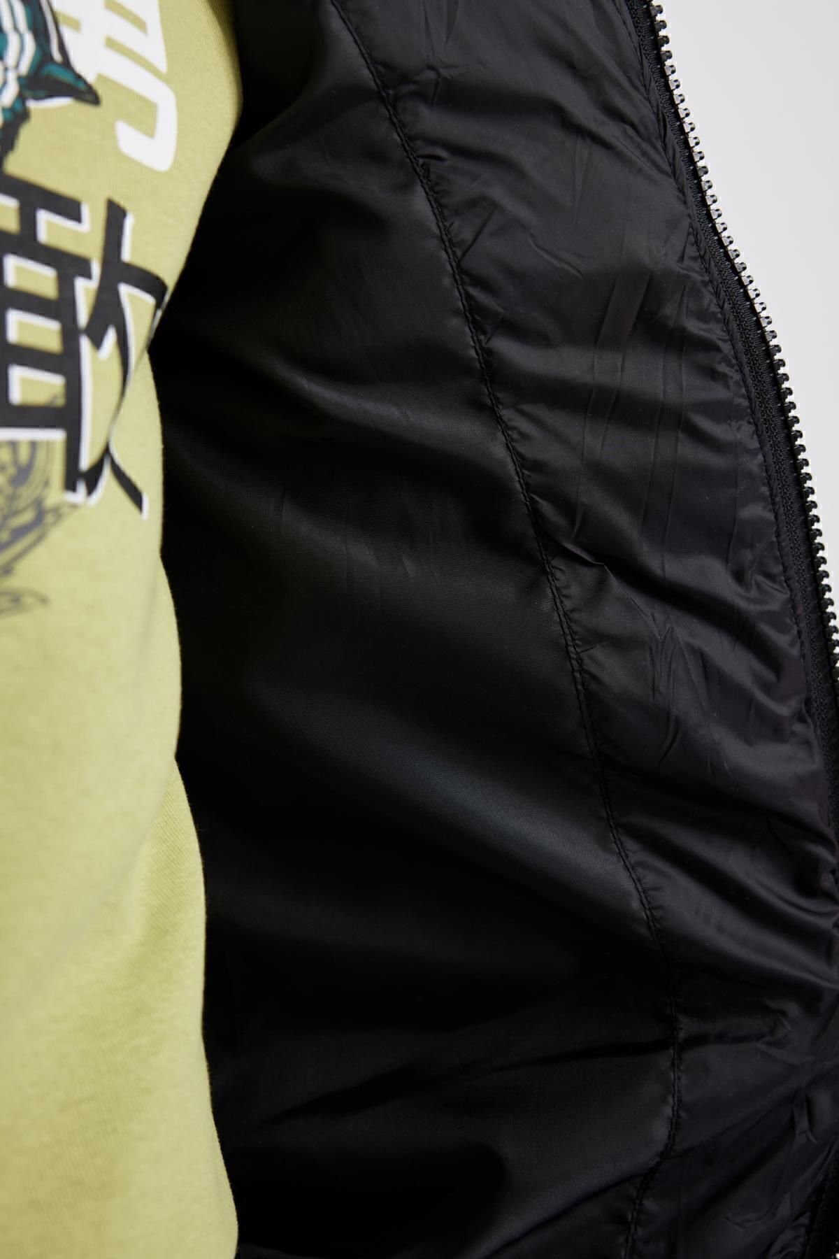 Erkek Çocuk Su Itici Kapüşonlu Basic Şişme Mont B1824a824sp