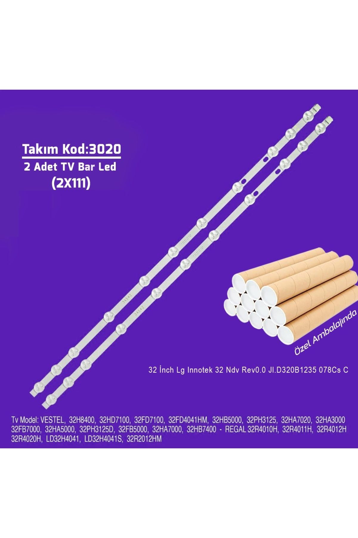 Poke 32FLYR274S LED BAR TAKIMI