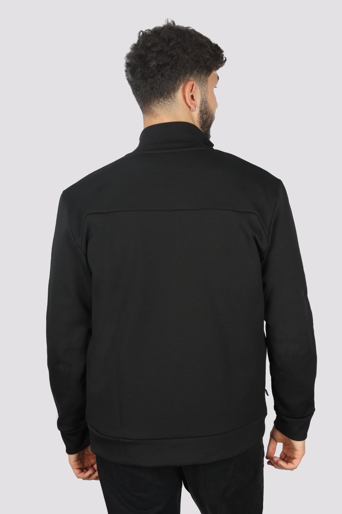 سویشرت مردانه مشکی باس | 50523896 اورجینال - تصویر 2