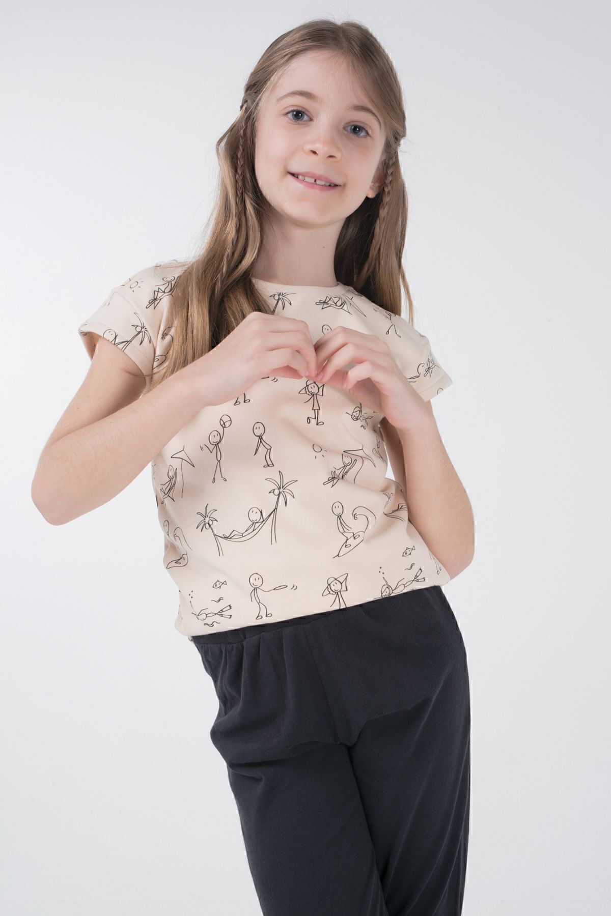 BRZ KIDS-Girl's Printed Pajama Set 2