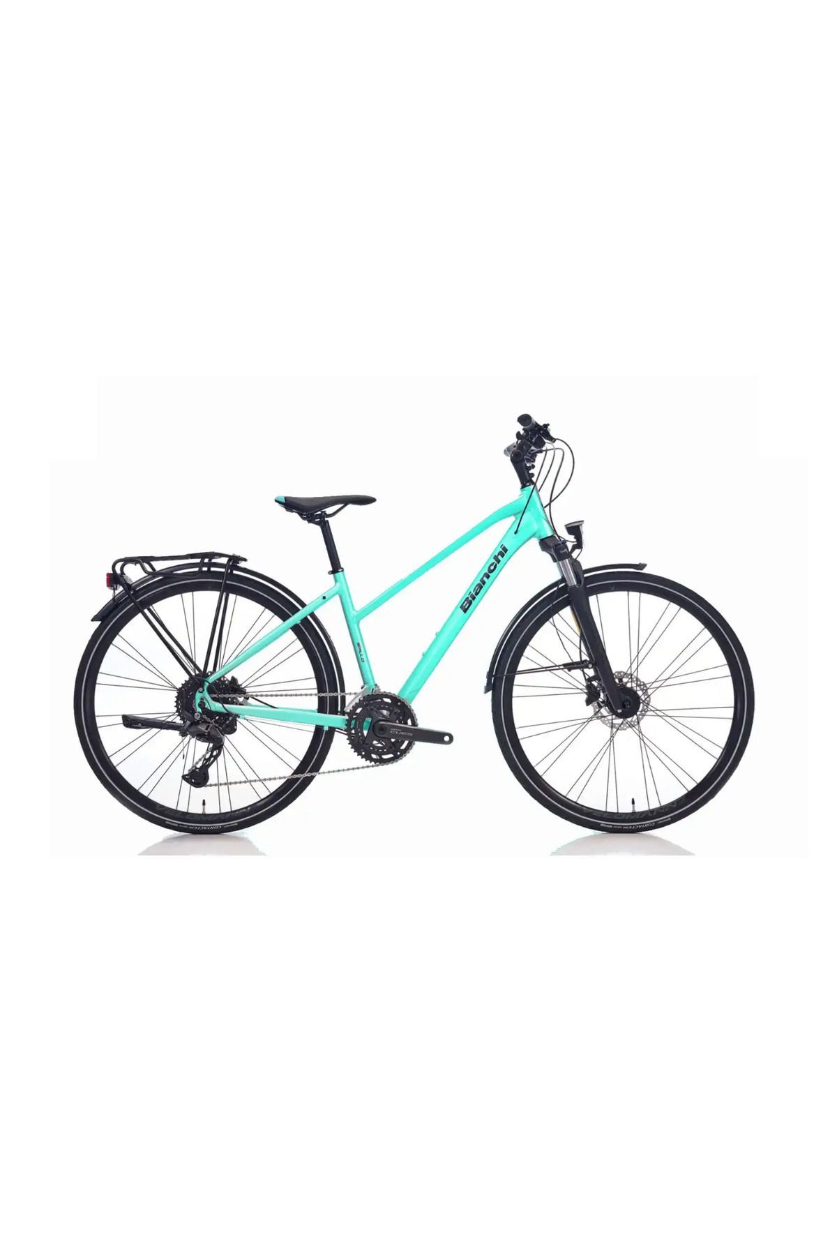 Bianchi Newtourer 28 Jant Hd Şehir Bisikleti (Mat Celeste-Grafit) 43