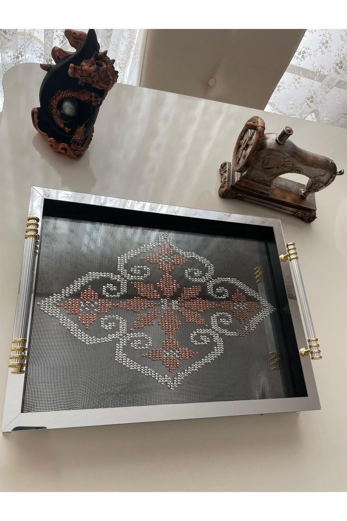 HSN DECOR ELİTE ULTRA LÜX CAMLI AYNALI İĞNE OYASI, ÖRGÜ, TEL KIRMA