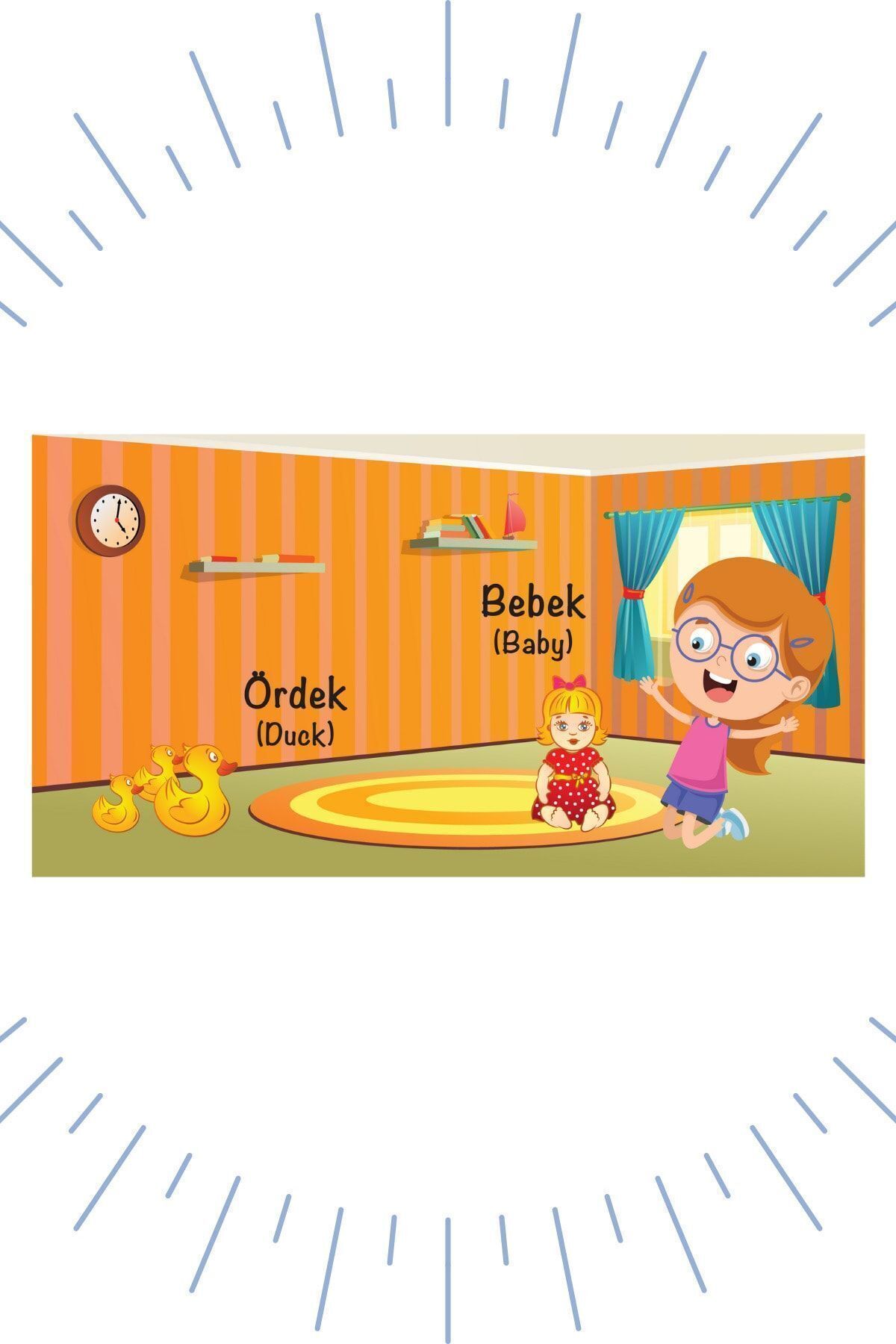 Bonkido "ilk Kitaplığım" Bebek Kitapları 12'lı Set (türkçe - Ingilizce Kelimeler) fotoğrafı 4 (önizleme)