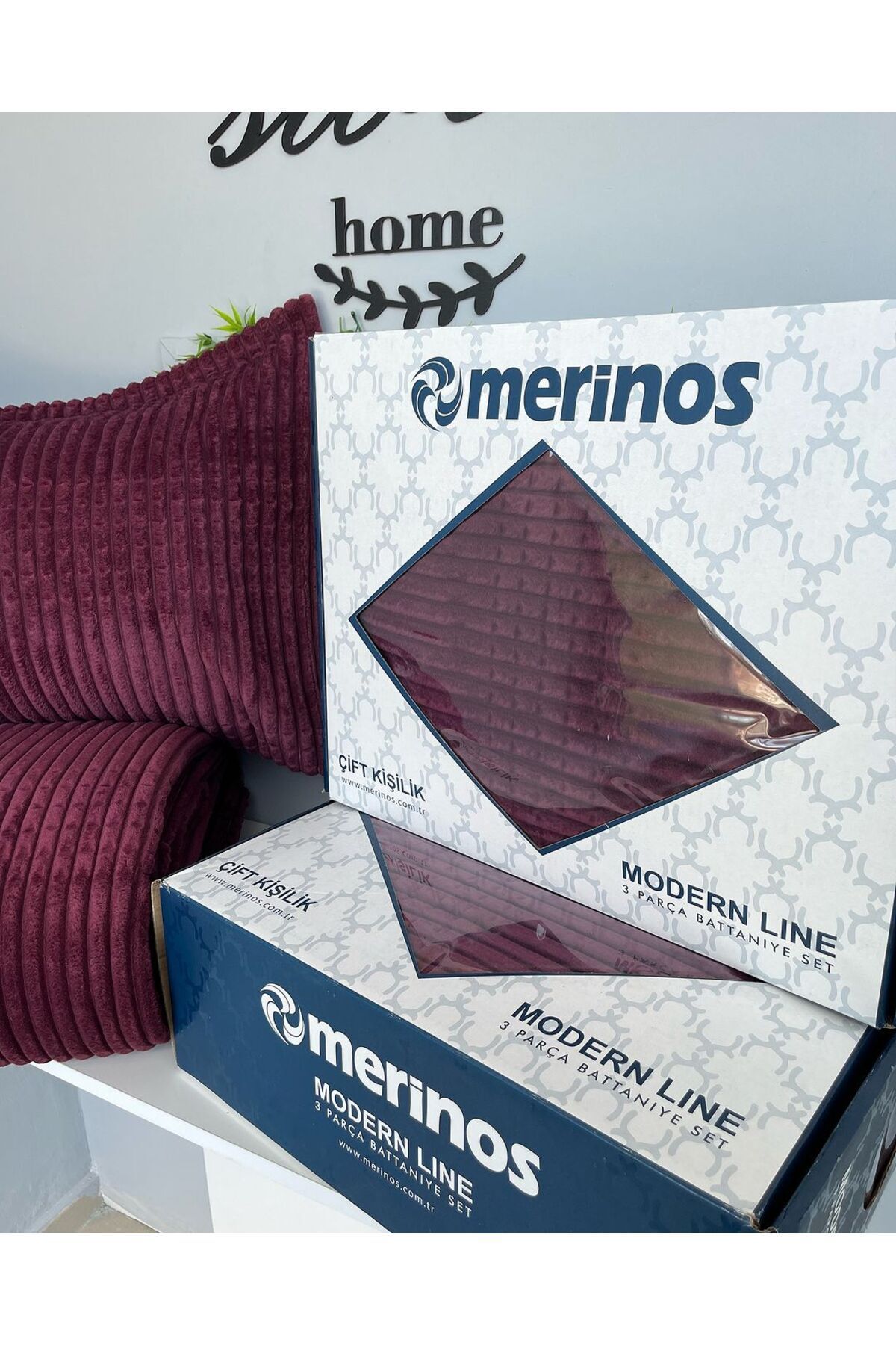 Merinos 3 Parça Yatak Örtüsü