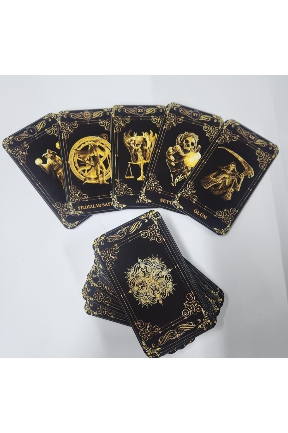 fırsatlar diyarı-Black & Gold Tarot Deck 2