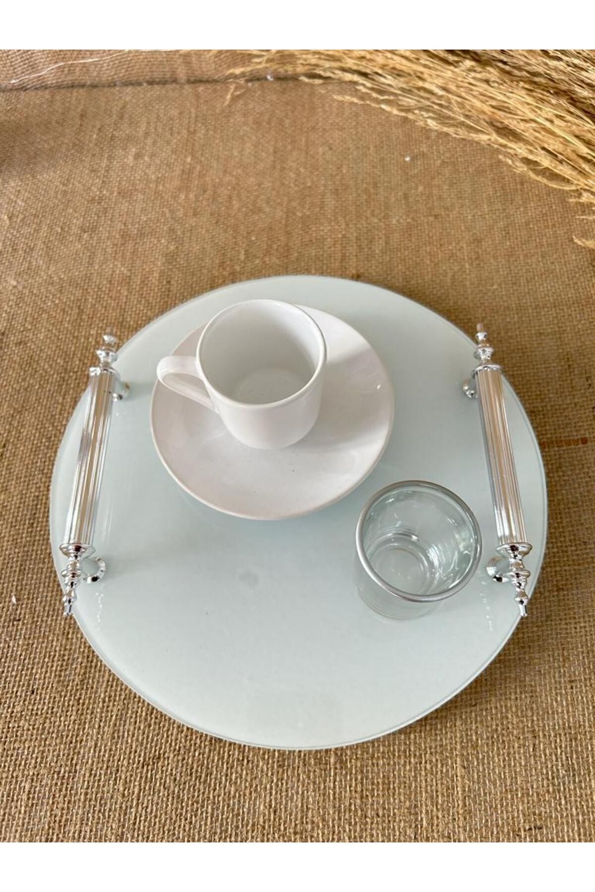 TutkuSetUp Söz-Nişan Buz Cam Tepsi, Damat Kahvesi Tepsisi, İsteme Tepsisi Söz, Nişan