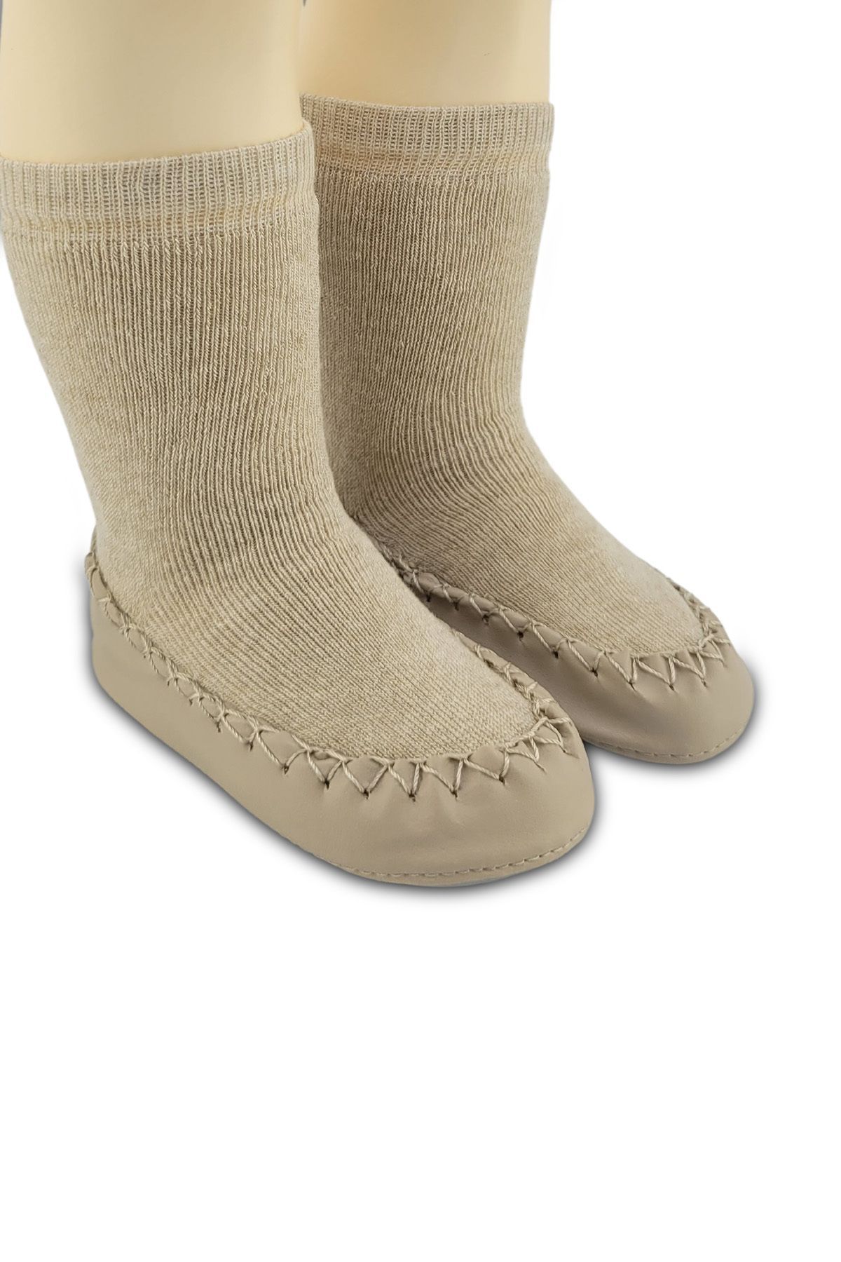 Funny Baby-Șosete pline, confortabile, cu talpă anti-alunecare, cu aspect organic 2