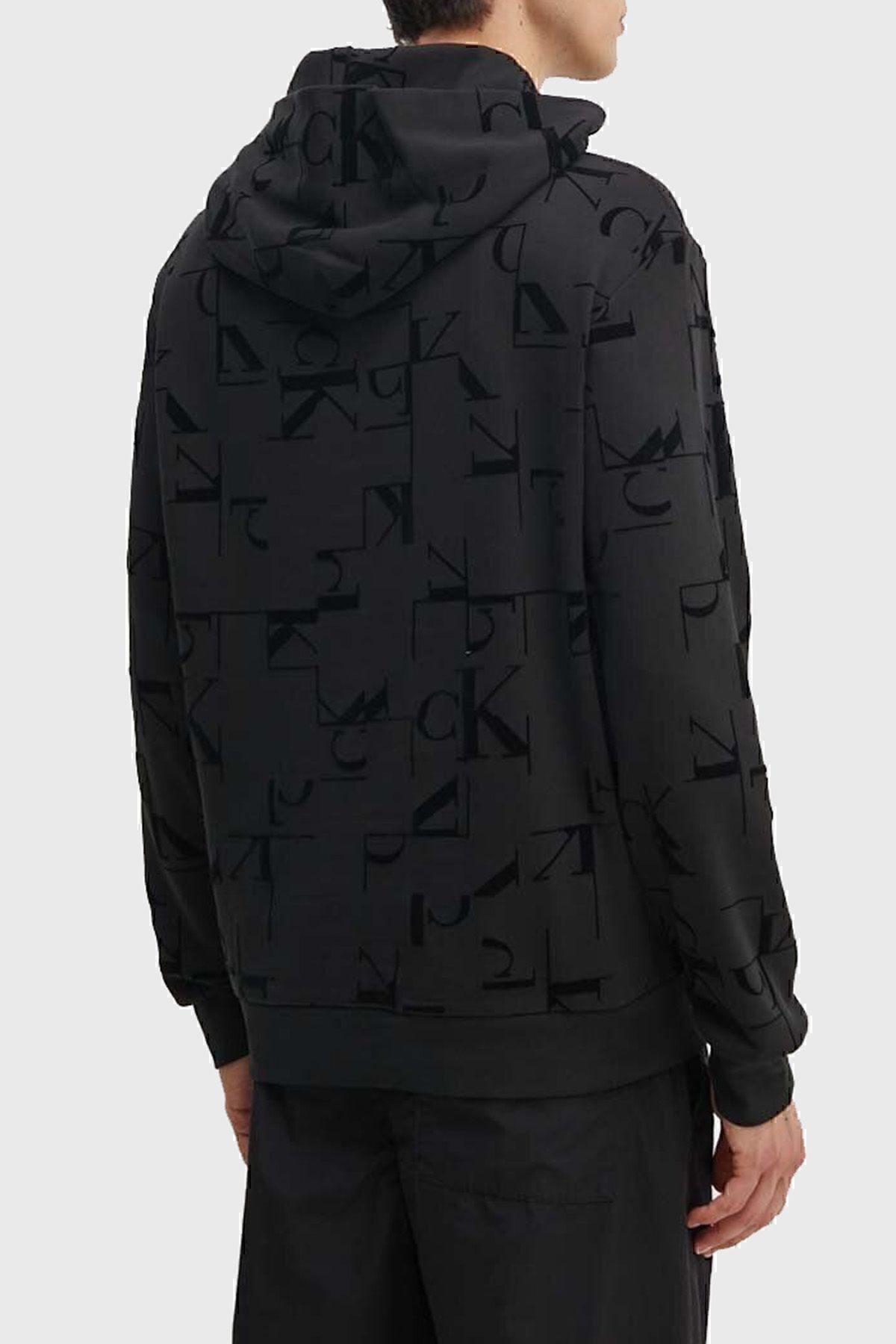 سویشرت مشکی مردانه عرق J30J3256420GK J30J325642 0GK Calvin Klein
