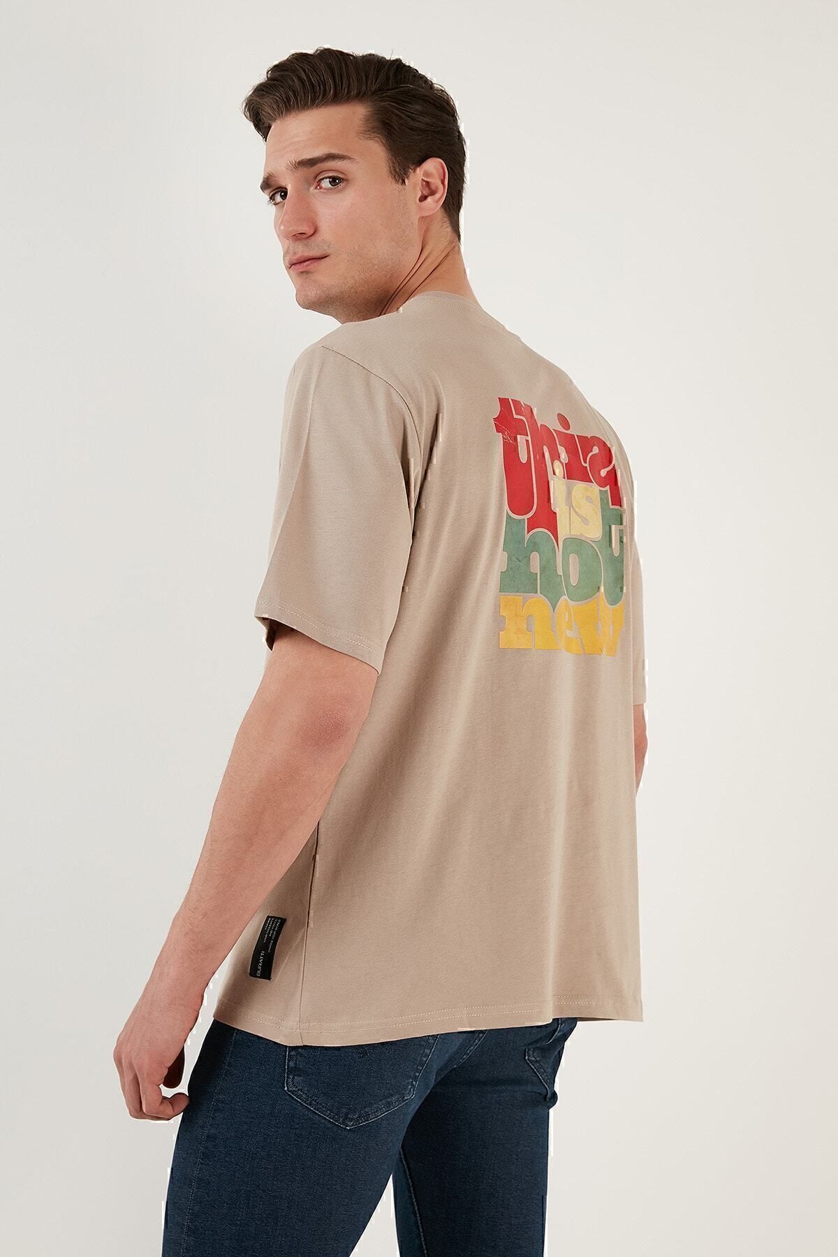 تیشرت مردانه قهوه ای بوراتی | 5902636 اورجینال - تصویر 4