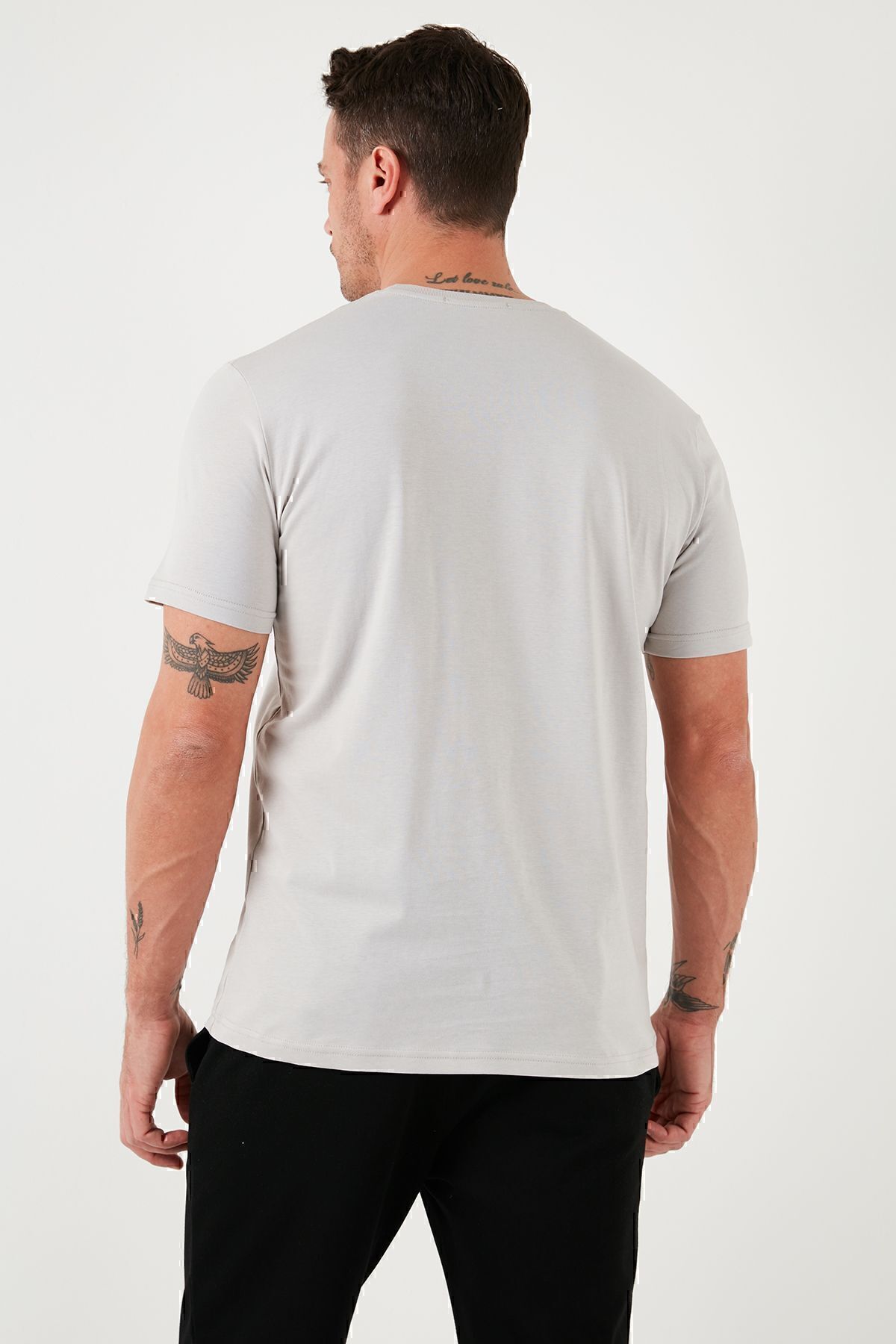 Buratti-Printed Cotton Crew Neck Slim Fit T Shirt Men's T SHIRT 646R8080 5