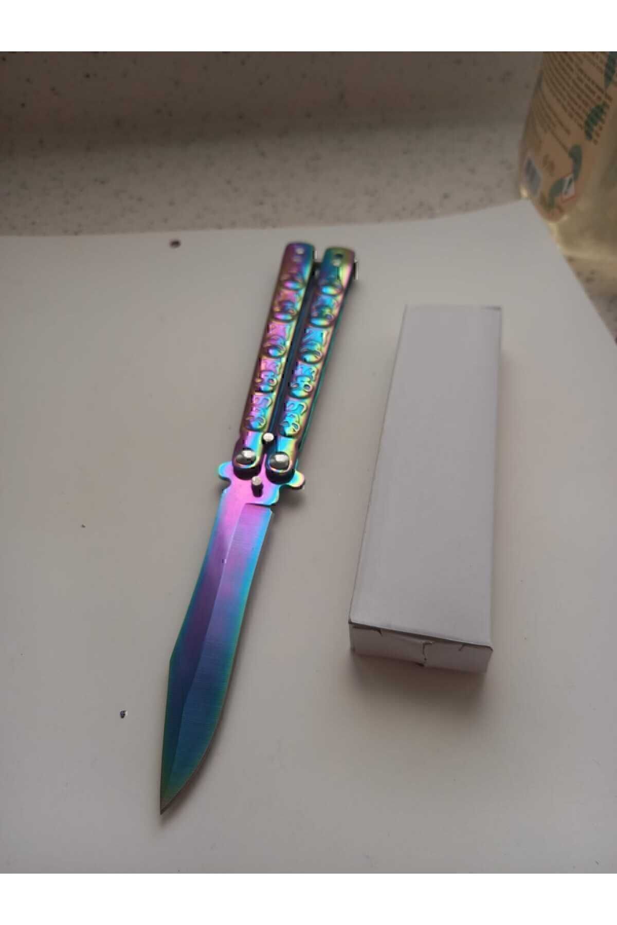 Tactical Line 21cm İthal Paslanmaz Çelik Neon Kelebek