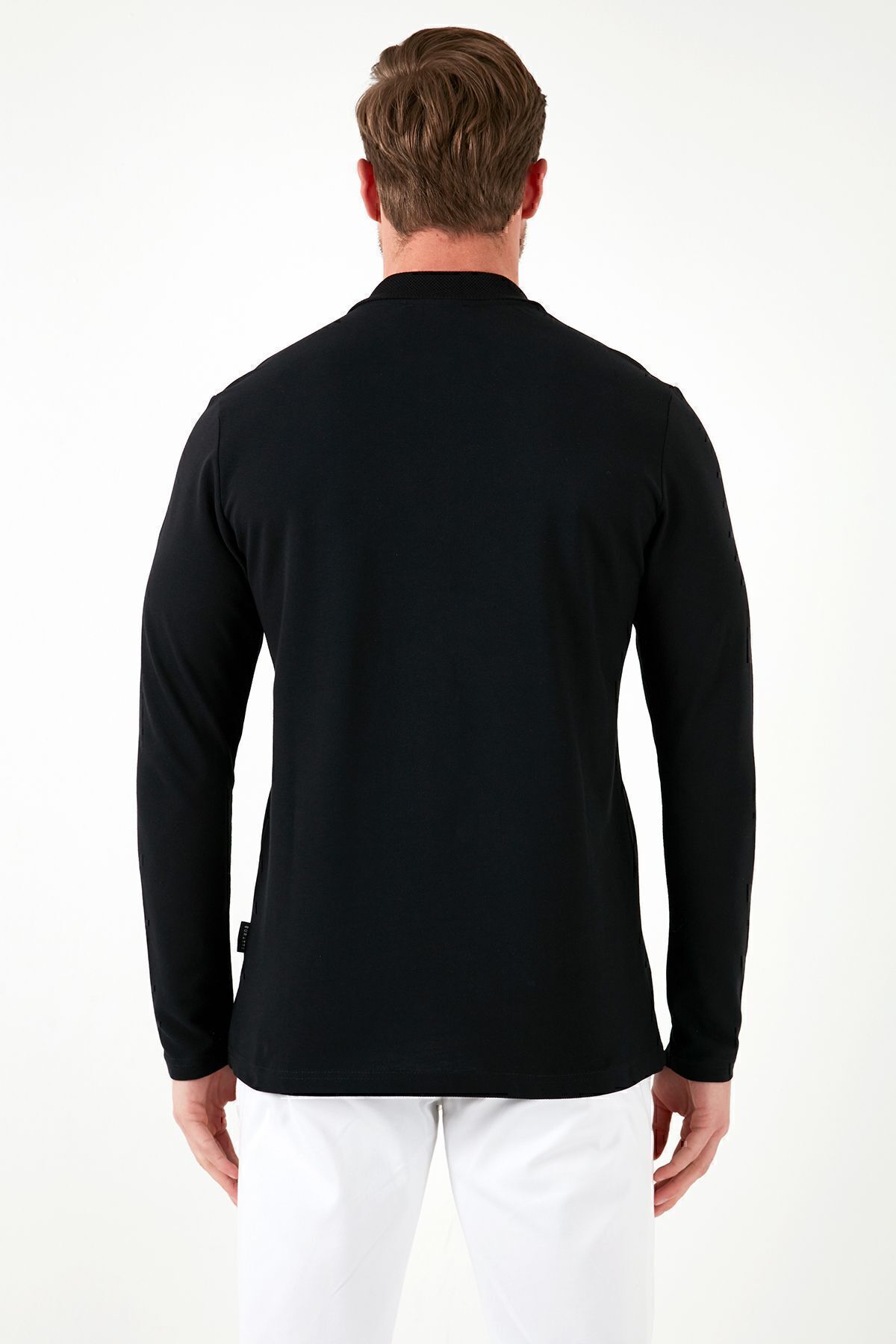 Buratti-Men's Polo Neck Slim Fit Sweat - 100% Cotton SWEAT5905707 6