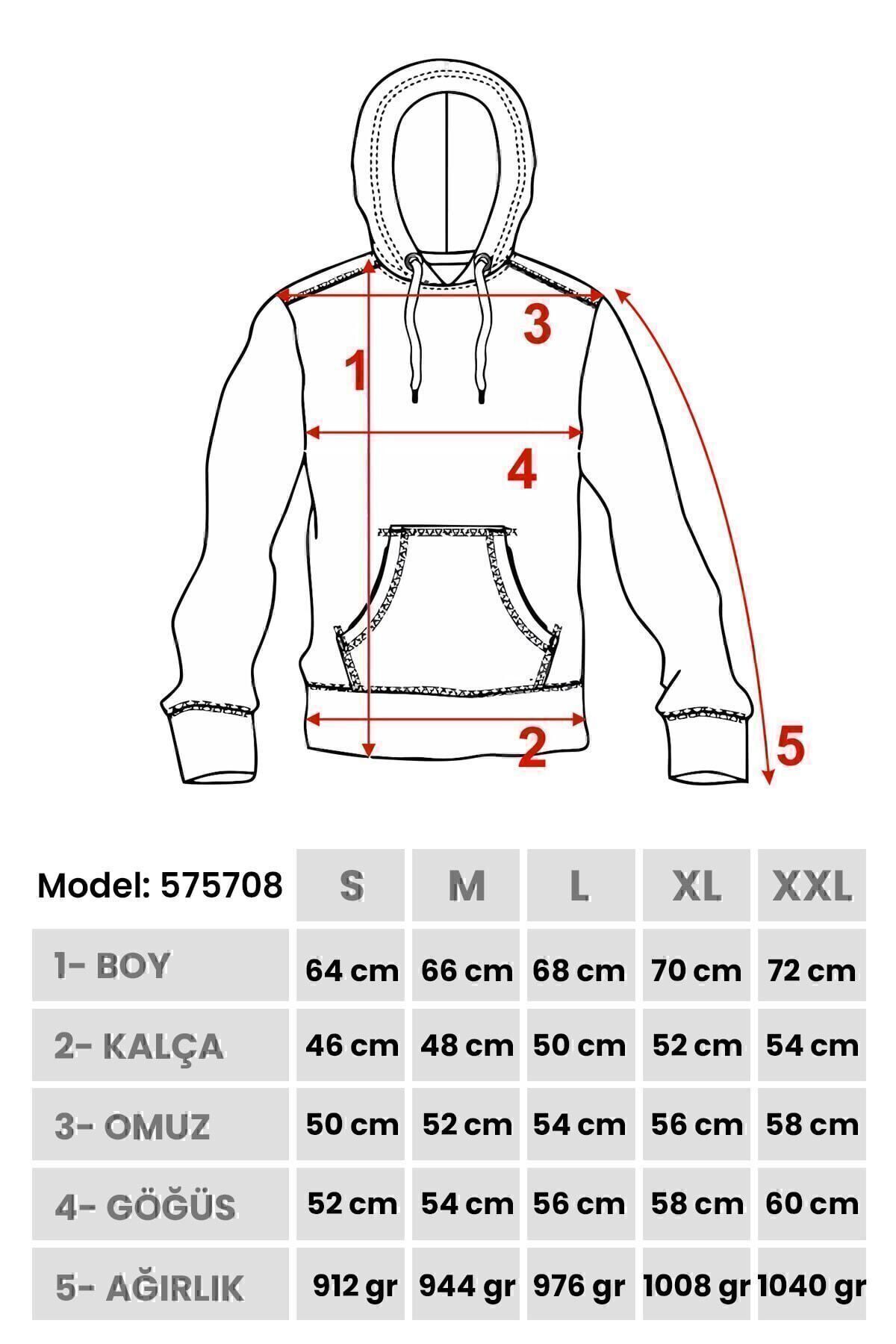 سویشرت مردانه مشکی بوراتی | 575708 اورجینال - تصویر 4
