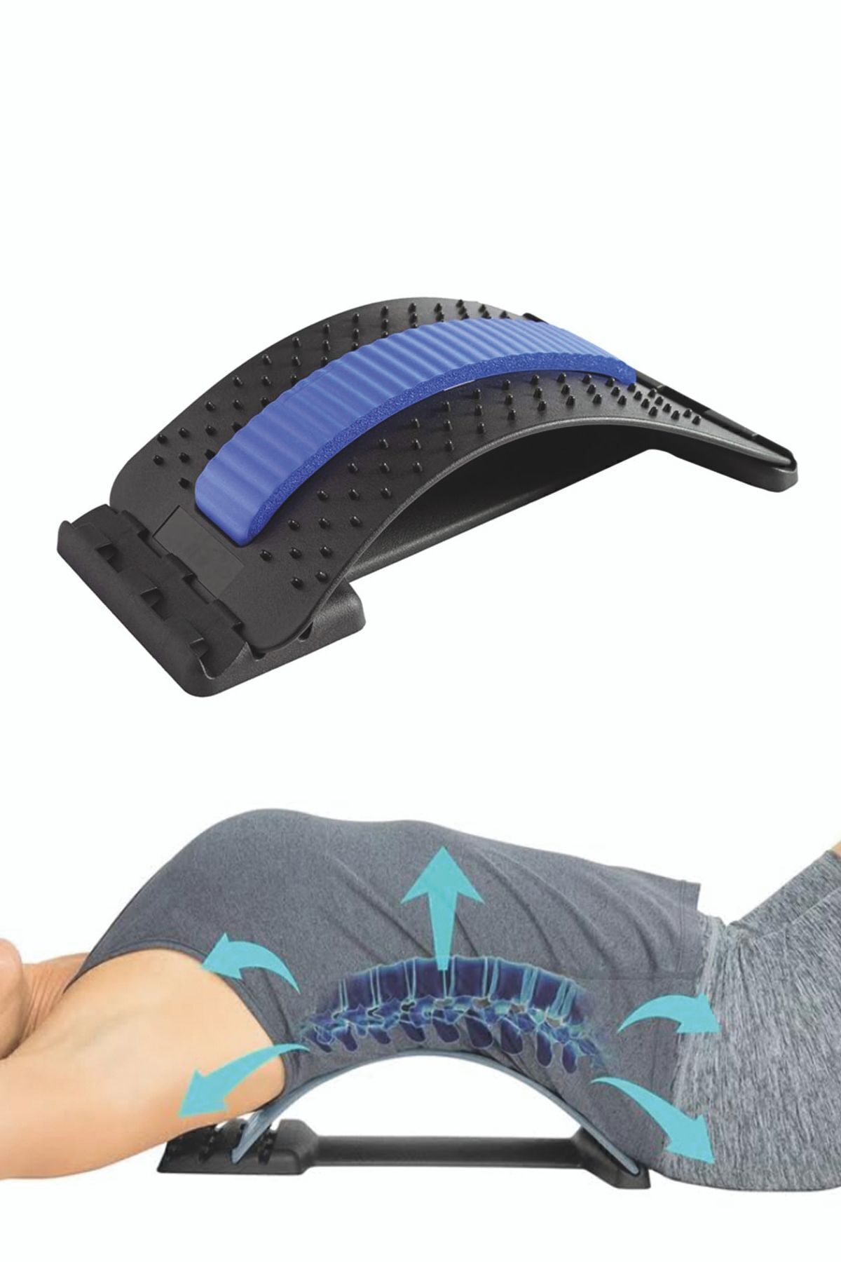 Genel Markalar Fizyoterapi Aletleri Bel Esnetme Egzersiz Aleti Siyah