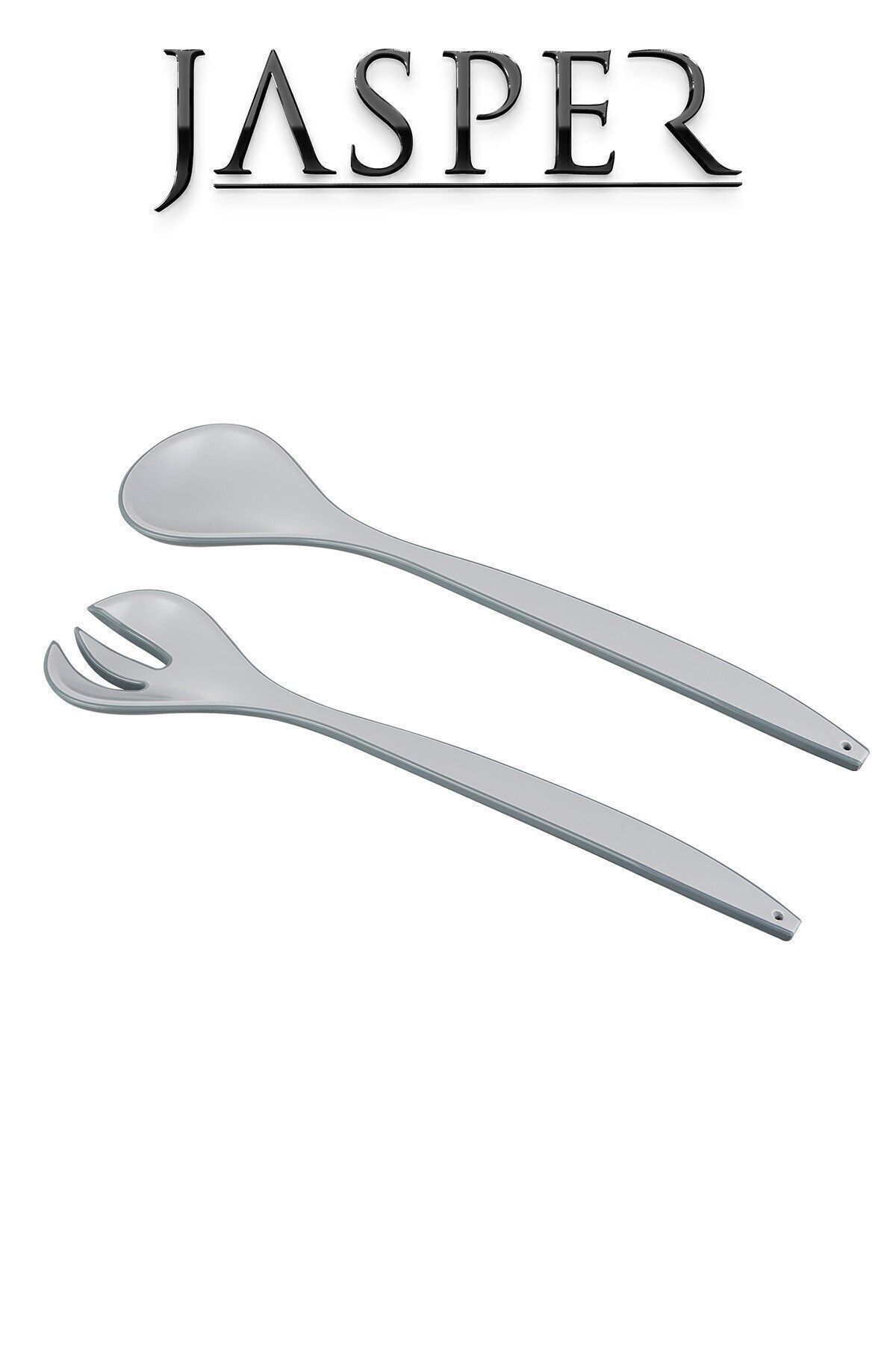 JASPER-JPR-0112 Light Gray Multi-Purpose Luxury 7 Piece Salad Serving Set Serving Bowl Presentation Set 4
