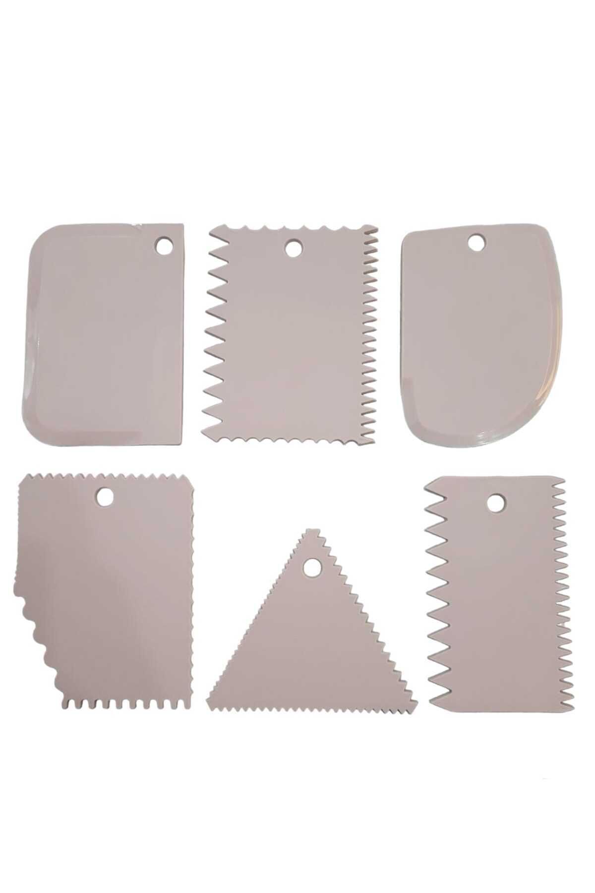 Harmony Time-Dough Cutter Scraper Decorator Set of 6 1