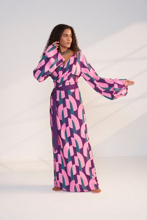 Marronist Violet Kaftan