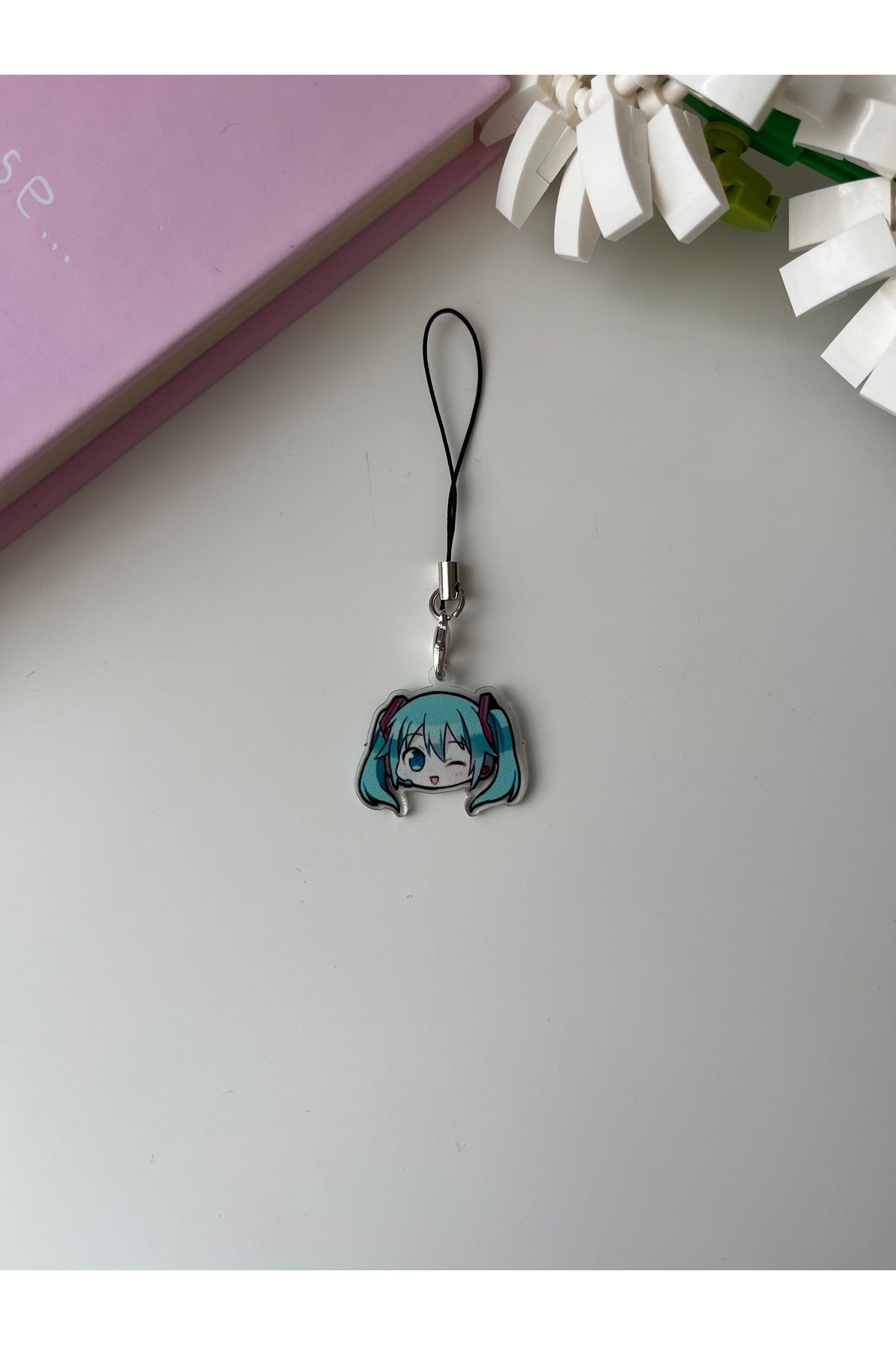 Hara Company Hatsune Miku Anime Akrilik Telefon Charmı