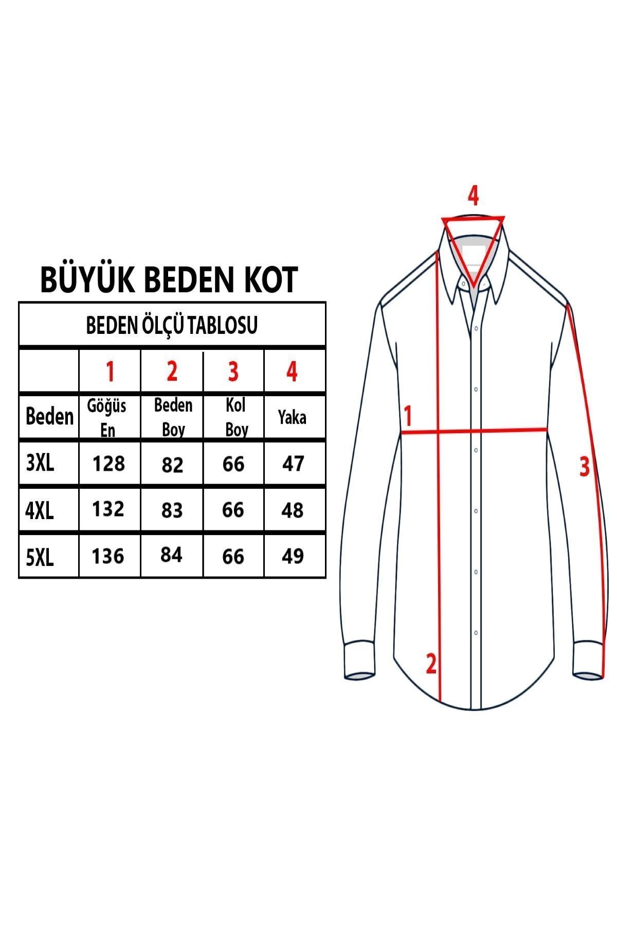 TOUSUS-Cămașă pentru bărbați din denim de mărime mare Btl-3001-tss 4