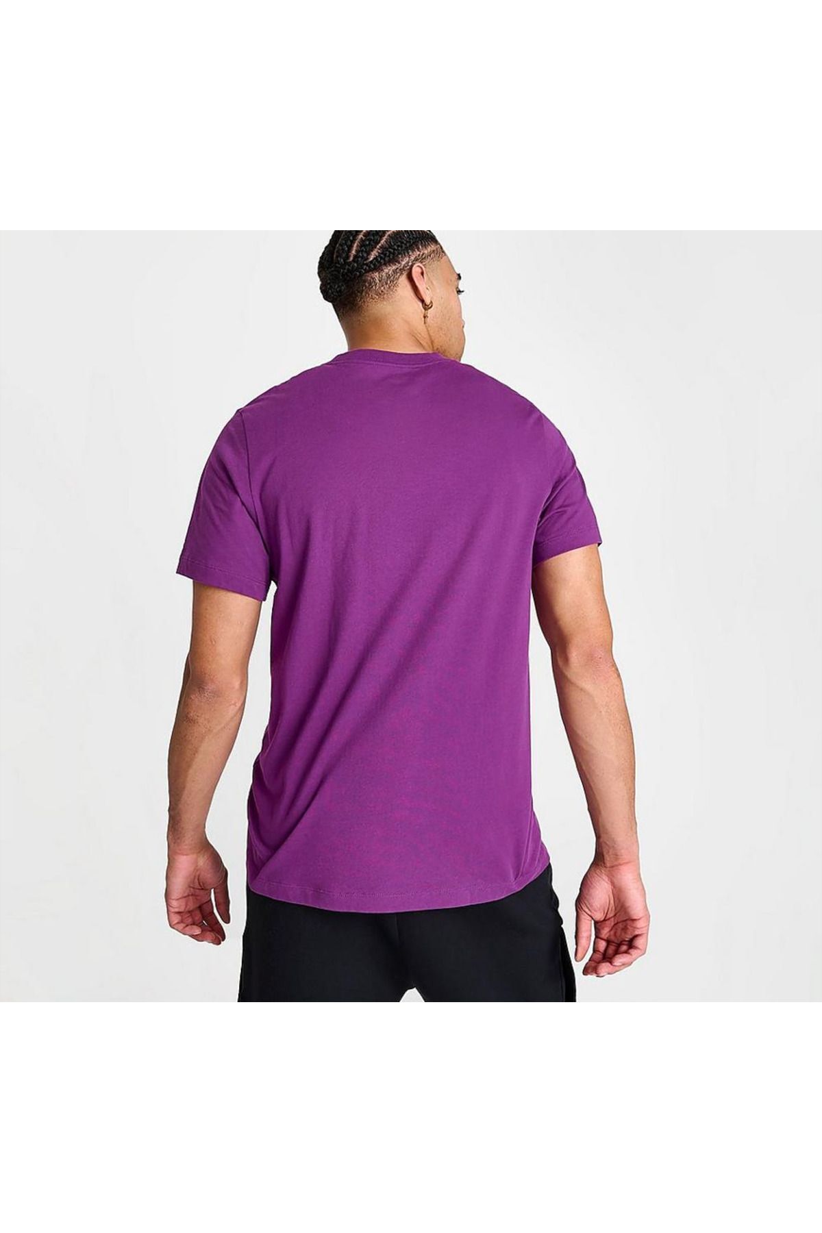 تی شرت ورزشی نایکی مردانه پنبه ای بنفش اسپرت راسته Regular/رگولار    Regular/رگولار اسپرت | Nike 8/4585855t - تصویر 4