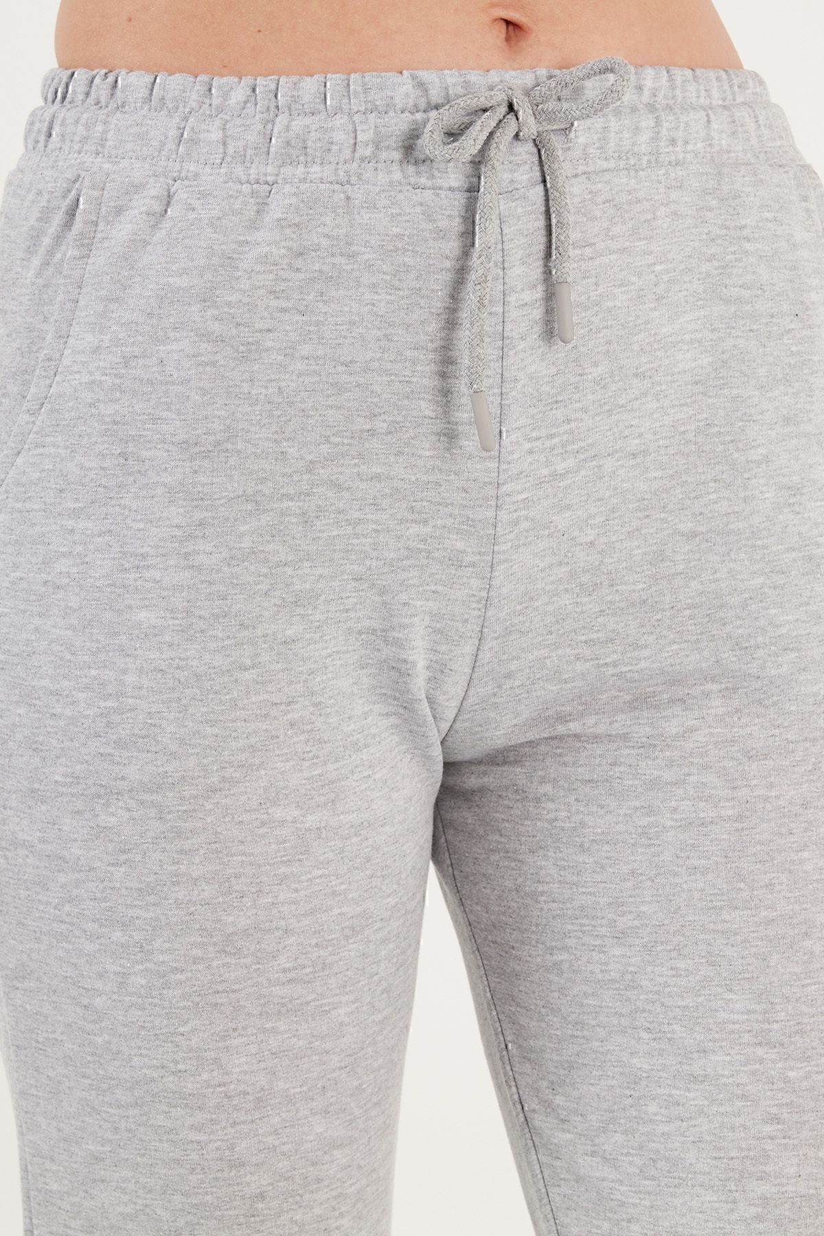 Lela-Cotton Basic Jogger Sweatpants with Elastic Waist and Legs5864171 5
