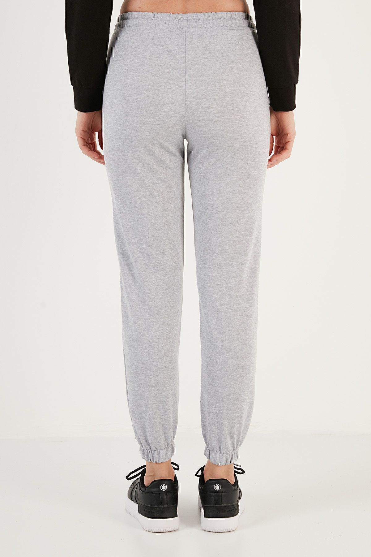 Lela-Cotton Basic Jogger Sweatpants with Elastic Waist and Legs5864171 6