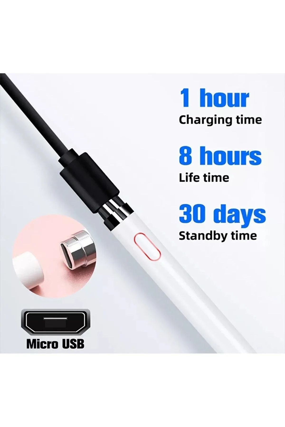 MMPSHOP-Samsung Galaxy Tab A9 Plus 11 inch SM-X210 Compatible Touch Active Stylus Pen for Drawing and Design 8