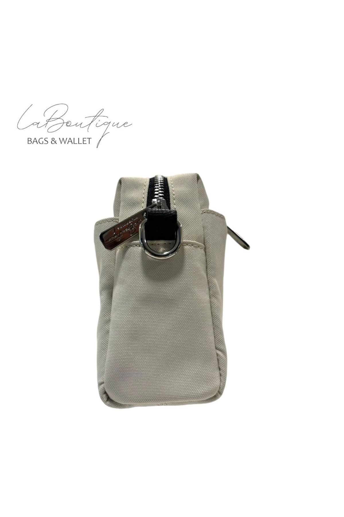 LA BOUTIQUE-LB Bag 7160 - Țesătură bej impermeabilă 6