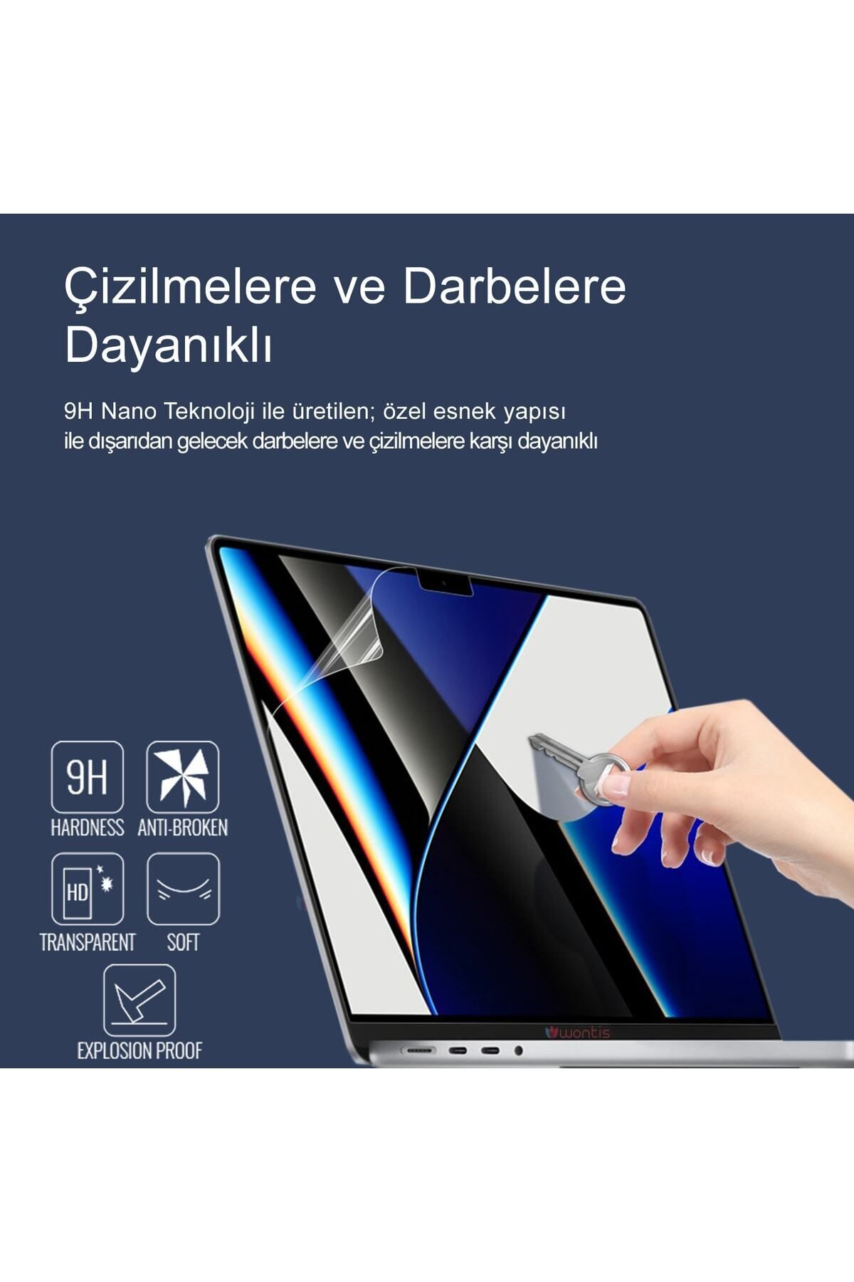 Dell Latitude 3520 N027l3520a1 15.6 Inç Notebook Premium Ekran Koruyucu Nano Cam 5