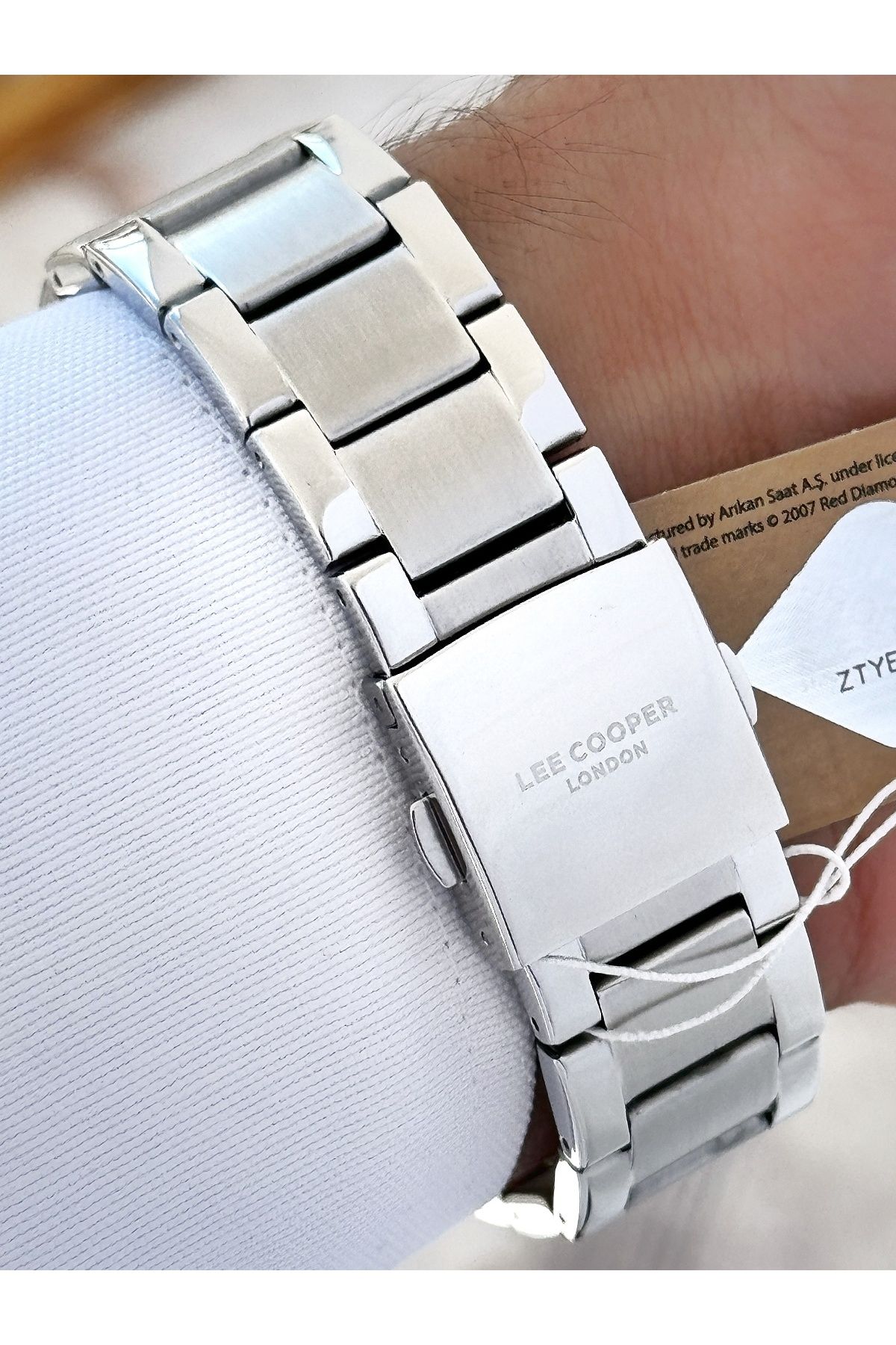 ساعت مردانه نقره اي لی کوپرLee Cooper | 7689 اورجینال - تصویر 3
