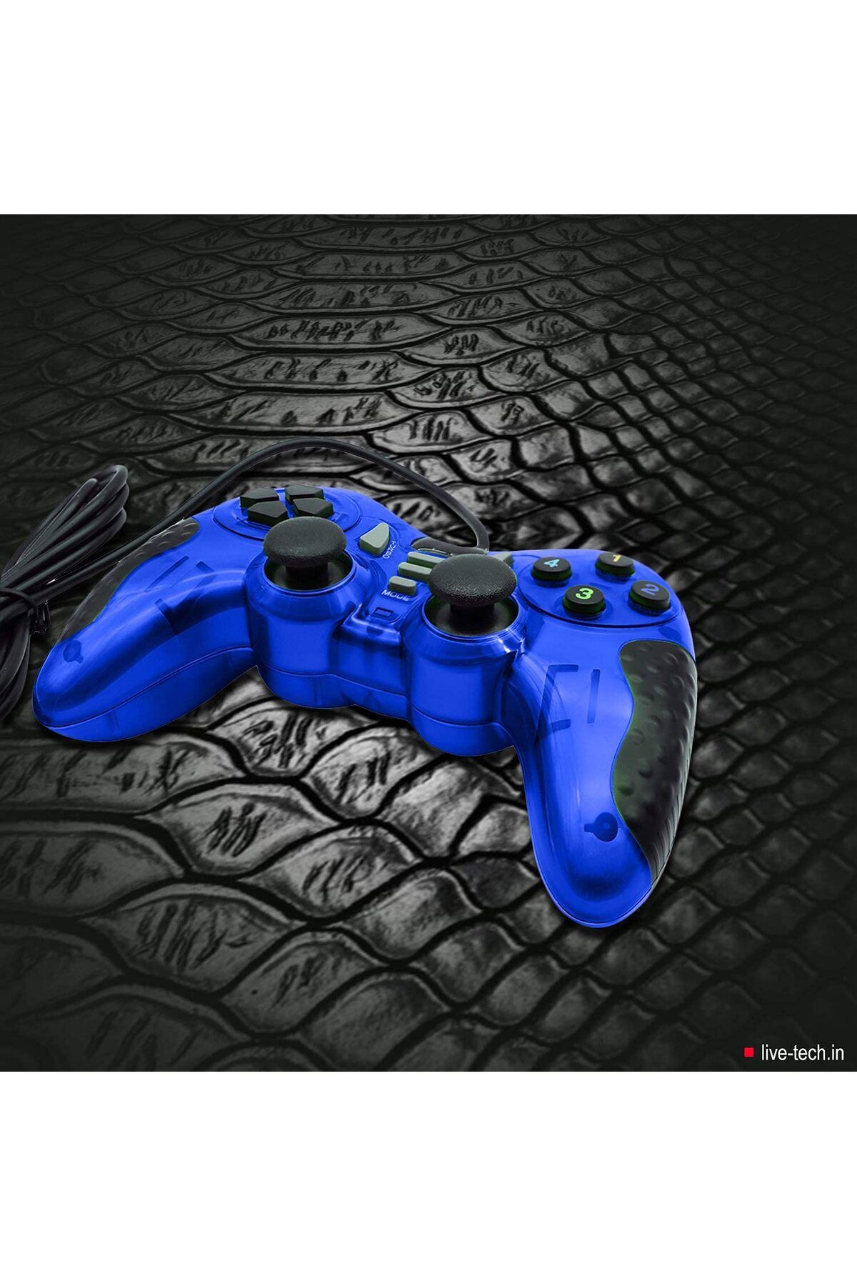 Bilgisayar Laptop Usb Üç Işoyun Kolu Pc Game Pad Usb Dual Vibration 17 Buttons 3