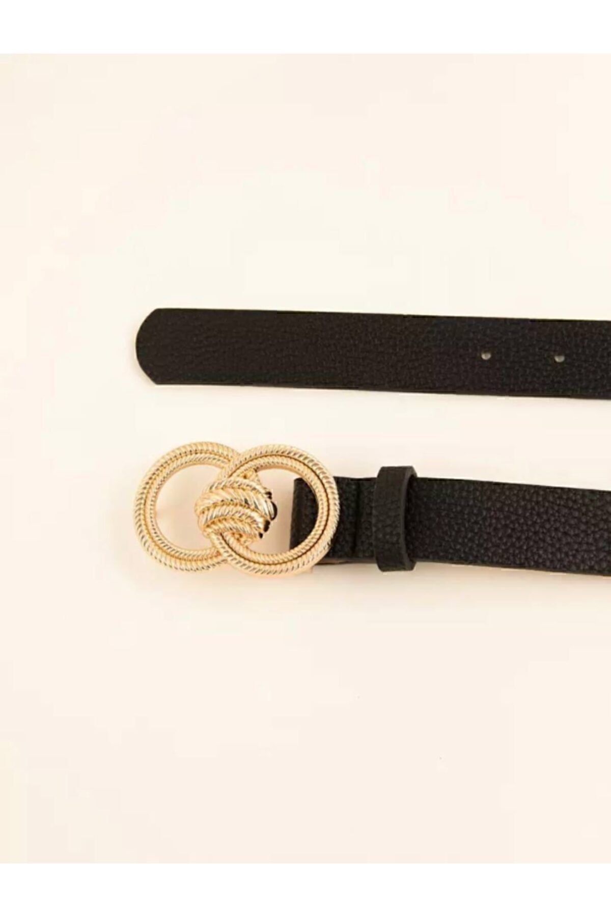 MS YONE Χρυσή ζώνη με διπλή πόρπη