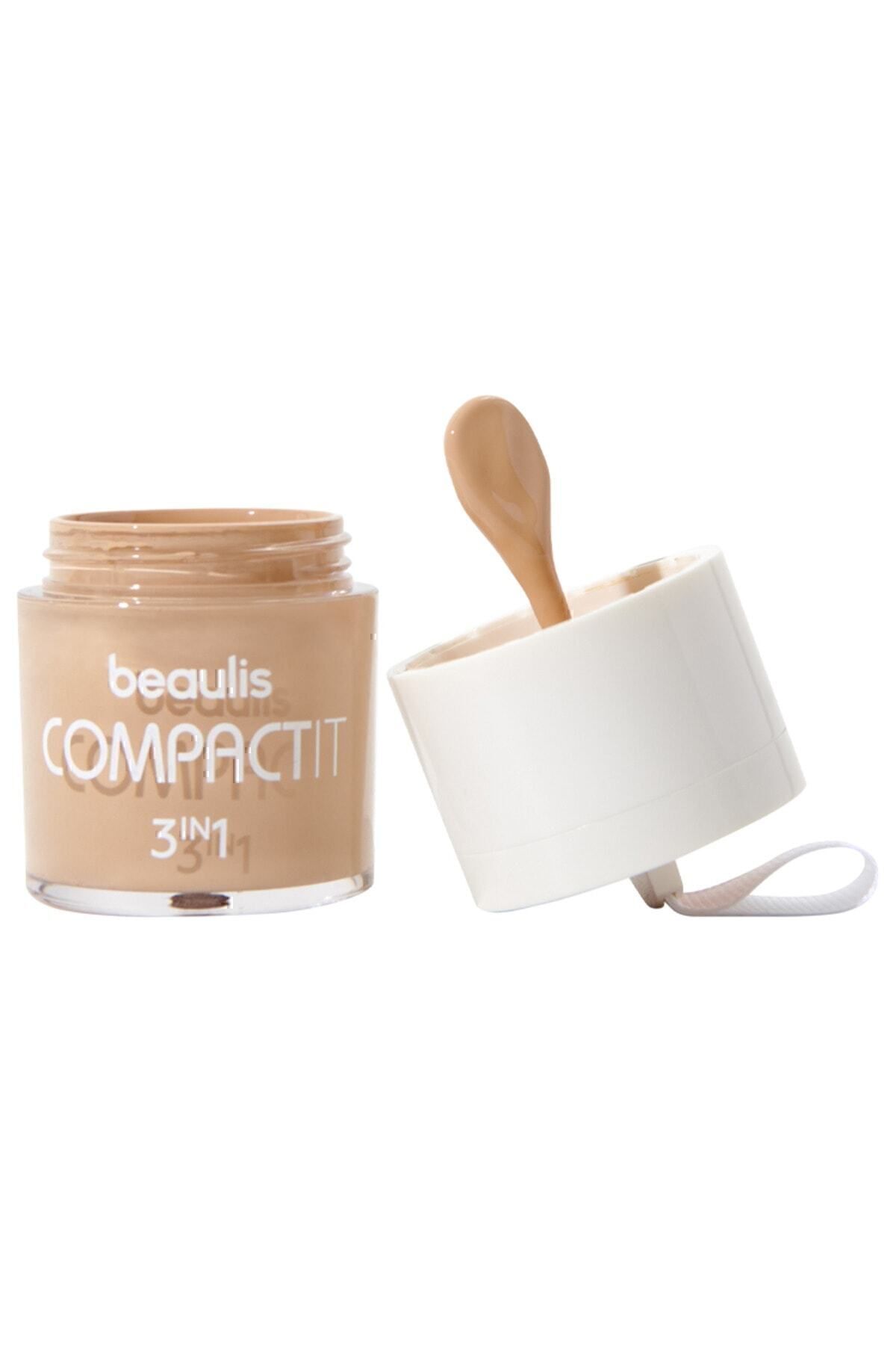 پکیج فشرده و رژگونه و کانسیلر 3 در 1 با رنگدانه بالا beaulis