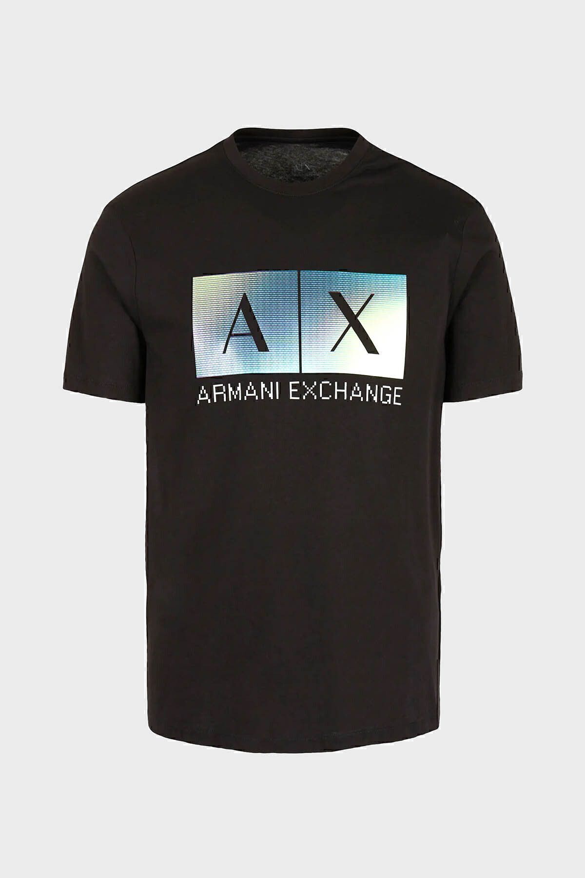 تی شرت مشکی مردانه پیراهن مناسب پنبه ای 3DZTJB ZJBYZ 1200 Armani Exchange