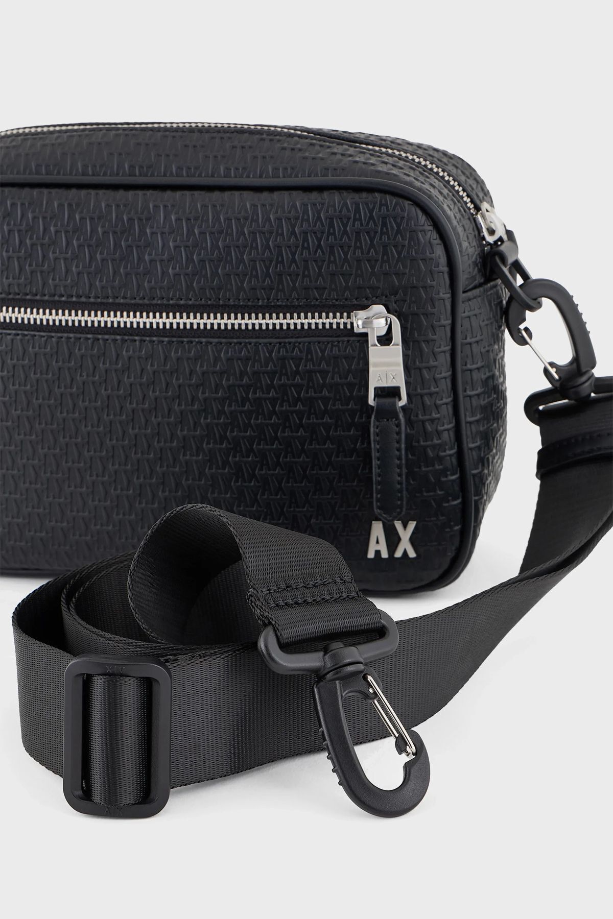 کیف پیام رسان مردانه کیسه آرم ZIPPER قابل جابجایی XM000160 AF11928 UC001 Armani Exchange