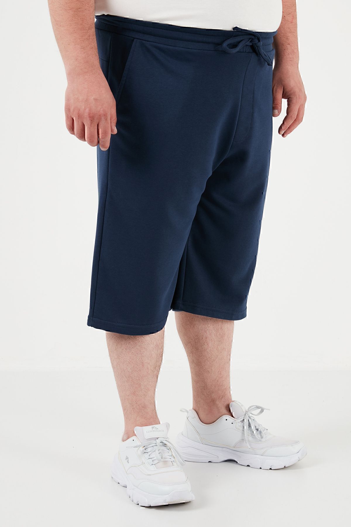 بوراتی شورت مردانه سایز بزرگ نخی سایز معمولی ۵۹۰۸۰۴B