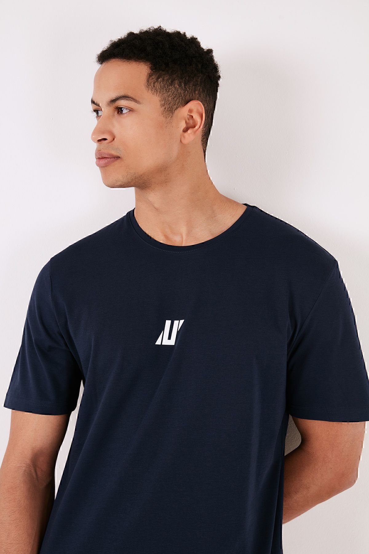 تیشرت مردانه آبی سرمه ای بوراتی | 5902753 اورجینال - تصویر 6