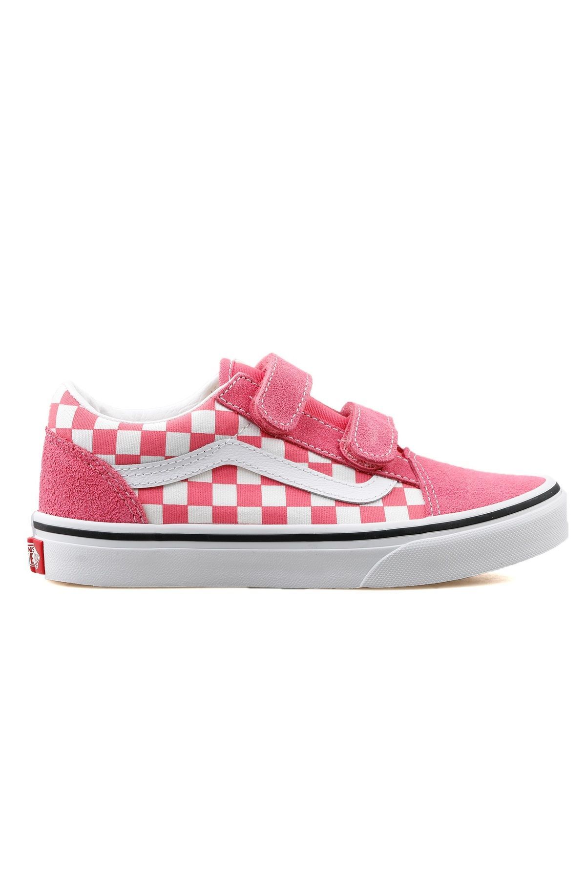 Toddler checkerboard vans pink 2025