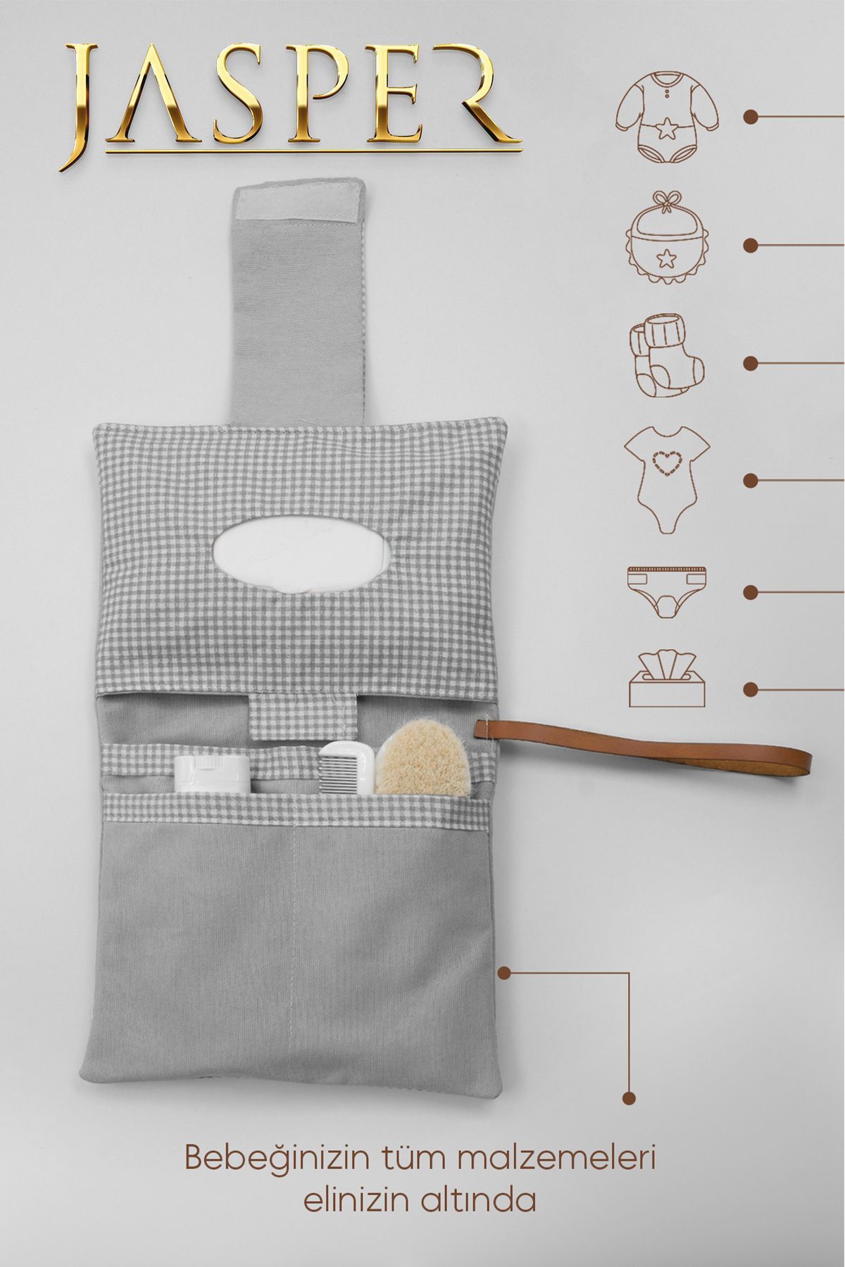 JASPER-Baby Diaper Care Bag Organizer for Practical and Functional Use 2