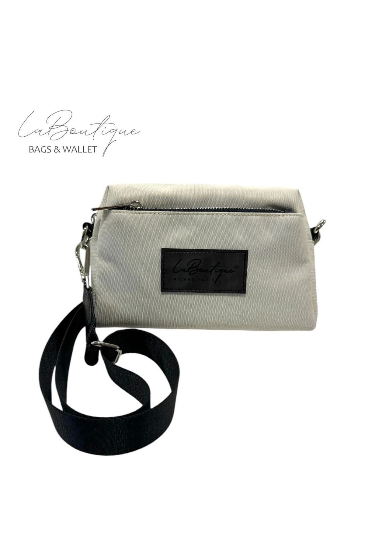LA BOUTIQUE-LB Bag 7160 - Țesătură bej impermeabilă 1