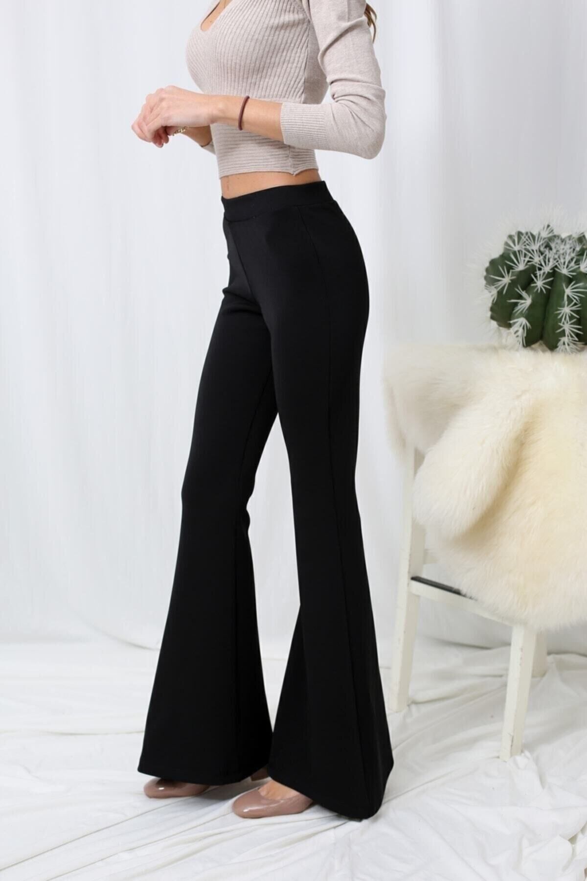 Flared Lycra Pants