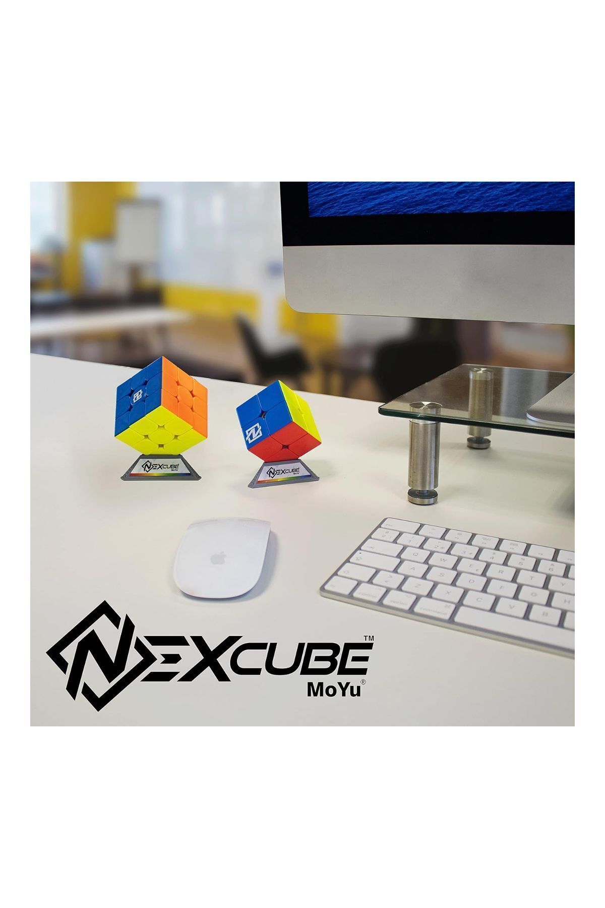 TOYFEST-Nexcube 2X2 + 3X3 Classic Set Intelligence Cube Intelligence Cube Rubik Cube 6