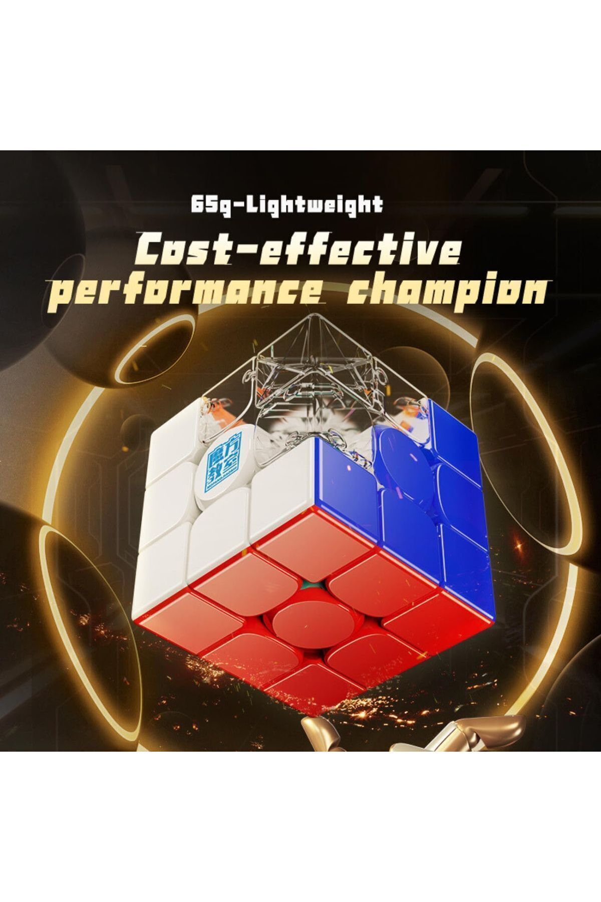 TOYFEST-Moyu 3X3 Rs3M V5 - High Grade Magnetic Binary Modulation Cube 5