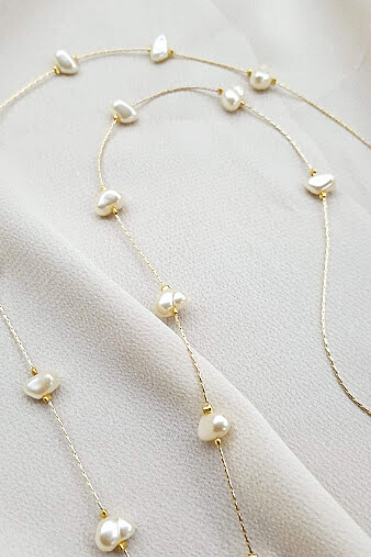 PETEK AKSESUAR-Glasses Chain Baroque Pearl 2